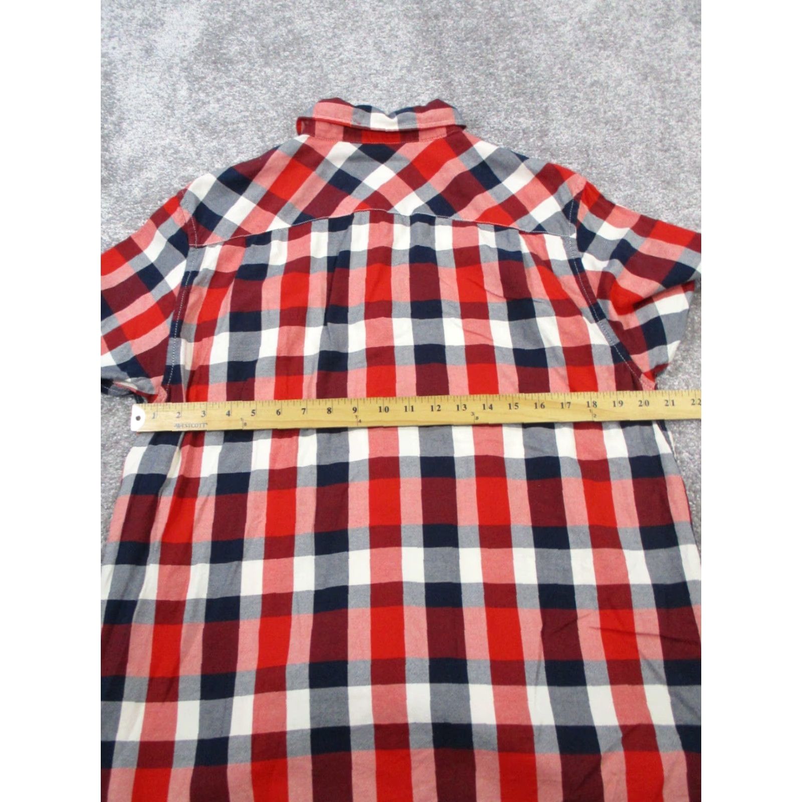 The North Face The North Face Shirt Mens Large Red Blue White Cotton Button Up Size US L / EU 52-54 / 3 - 5 Thumbnail