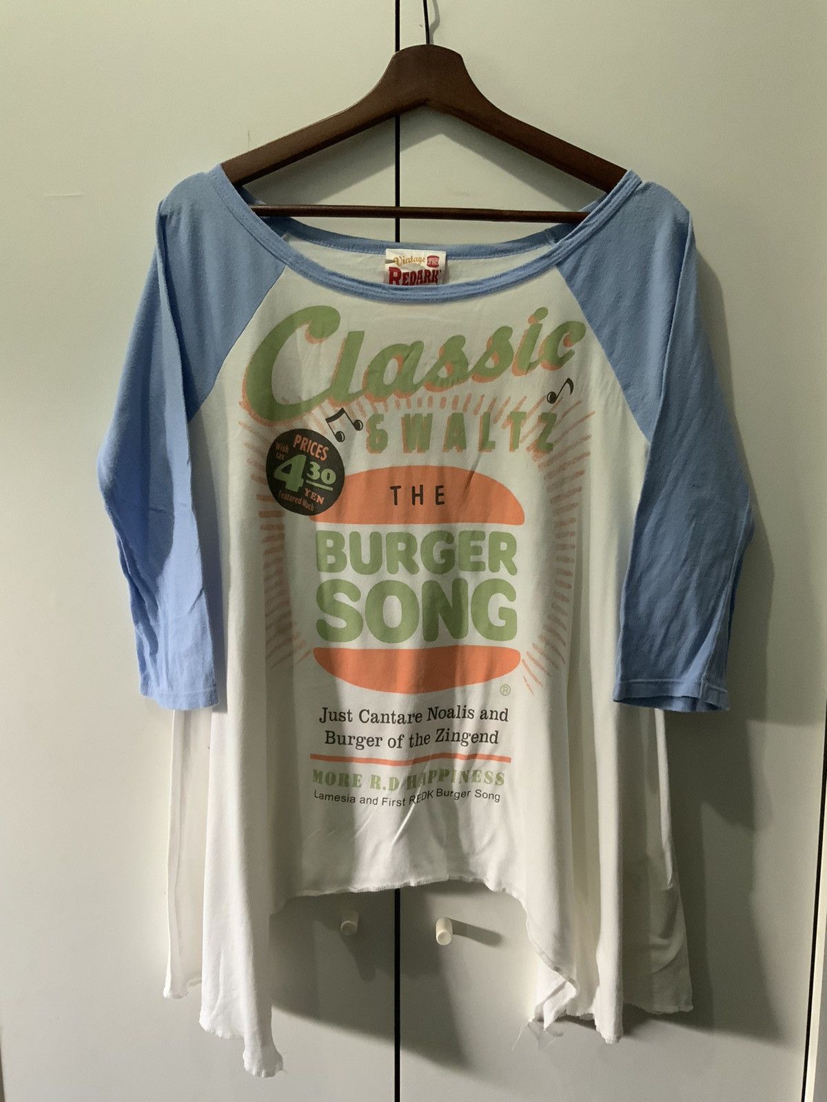 Japanese Brand Vintage Redark Classic Swaltz The Burger Soon Tee Size US M / EU 48-50 / 2 - 1 Thumbnail