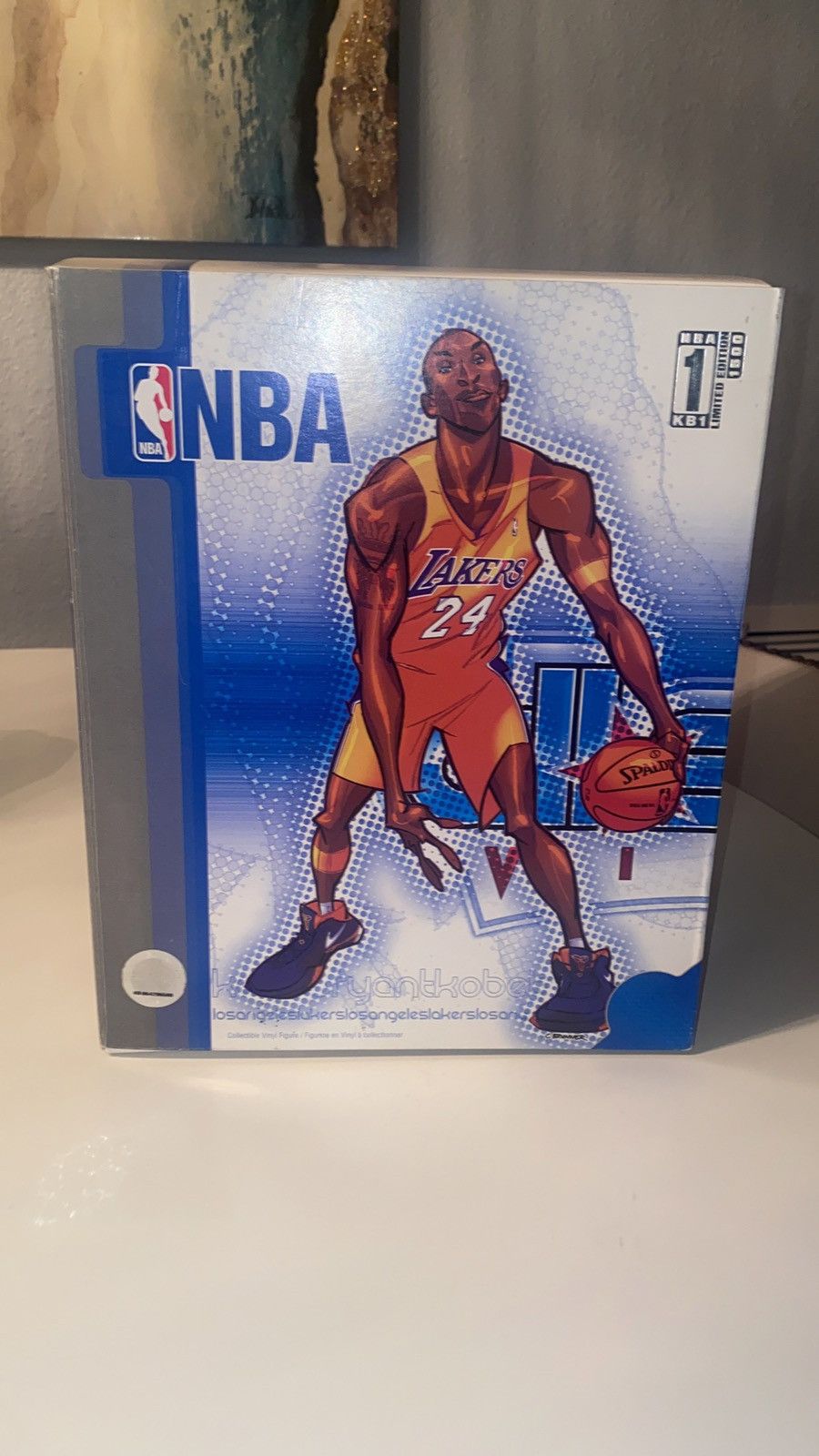 image of Nba Kobe Bryant Upper Deck All-Star Vinyl Figure in Yellow, Men's