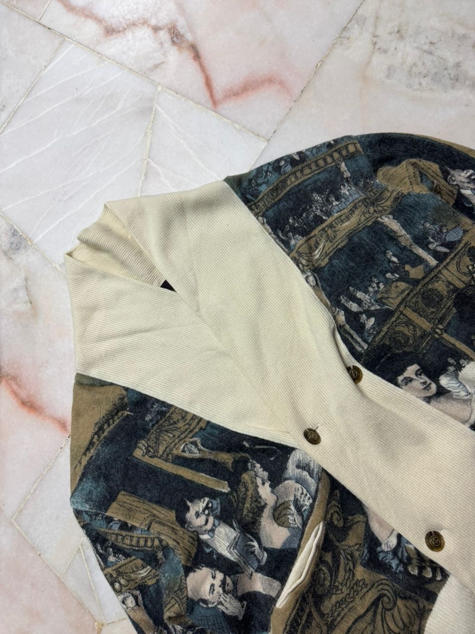 Vintage 💥OVP 80s-90s💥Nazareno Gabrielli Overprint Classic Art 90s Size US L / EU 52-54 / 3 - 6 Thumbnail