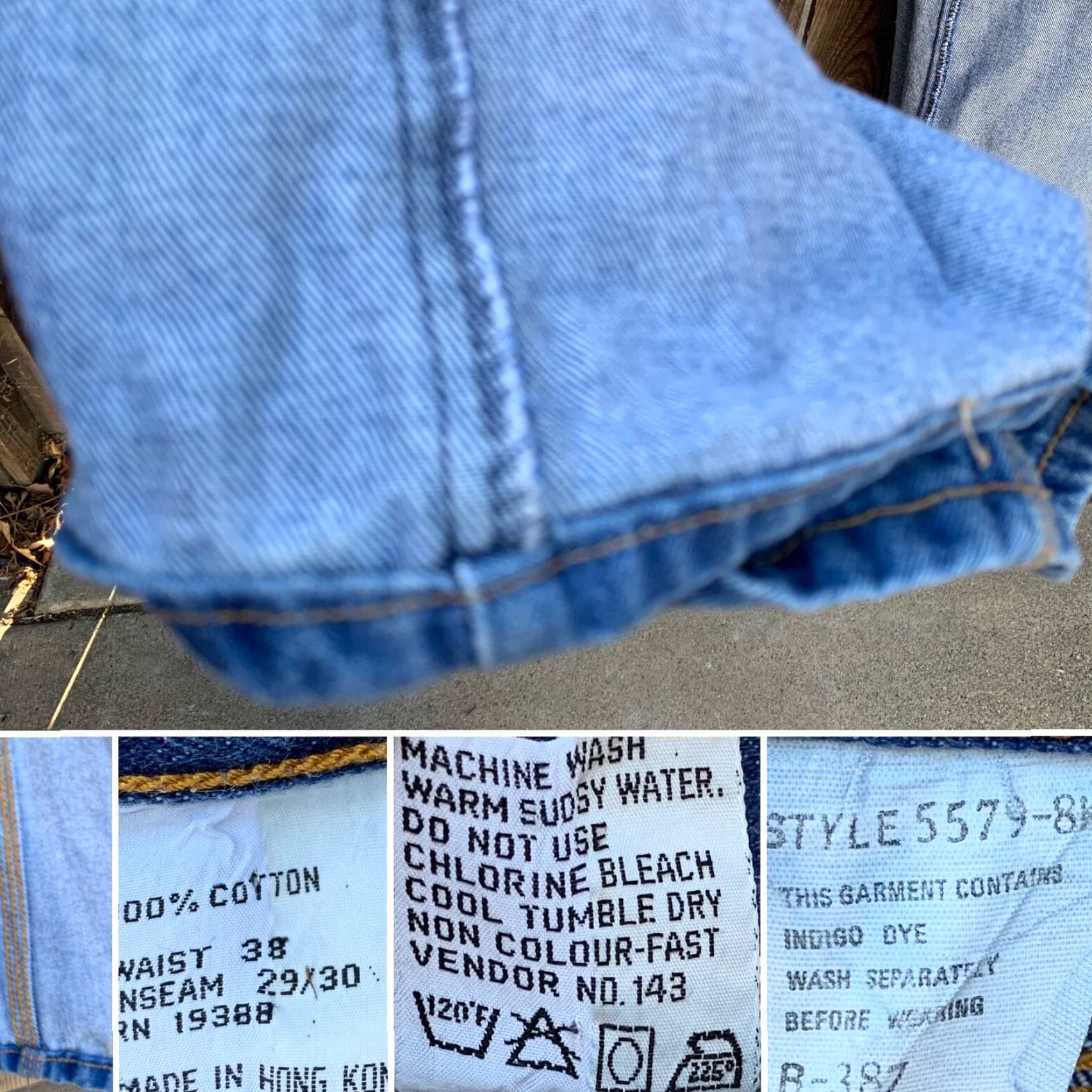 Vintage VINTAGE Brittania Jeans 1970s 1980s Waist 36 Inseam 29 30 Denim Blue Regular 38 Mens Size US 36 / EU 52 - 6 Thumbnail