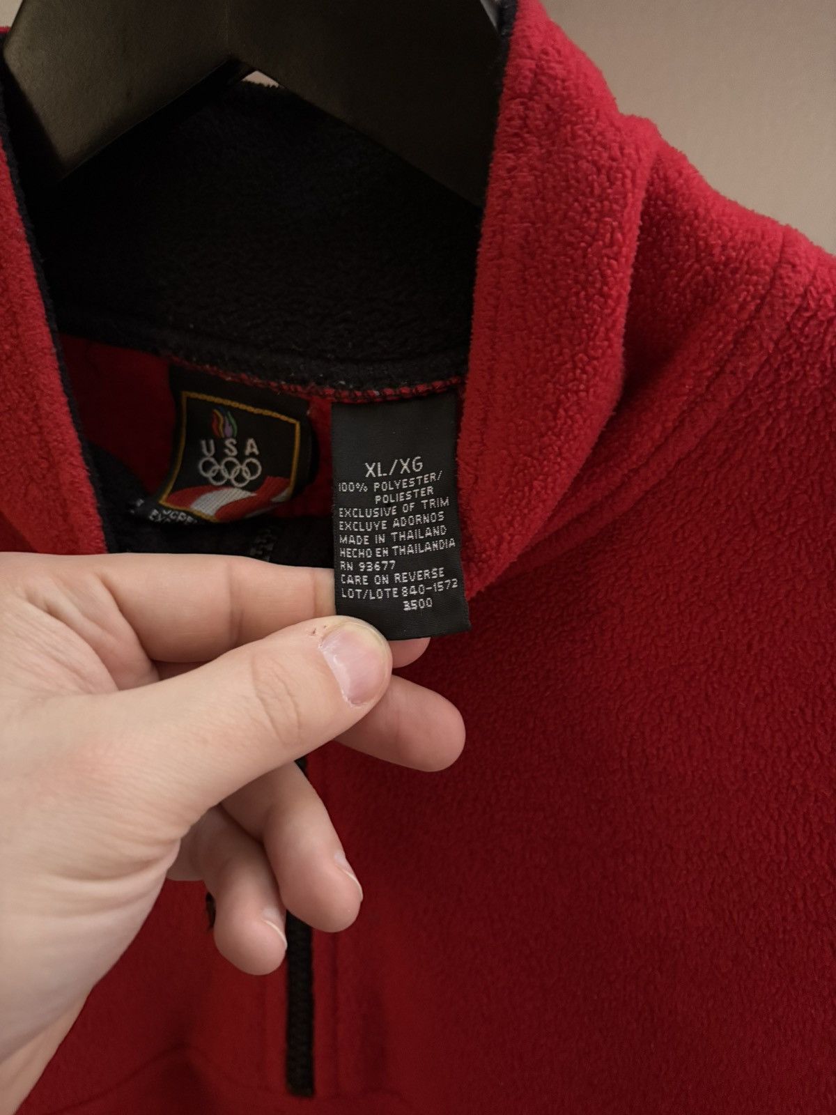 JCPenney JCPenney VTG Team USA 1996 Atlanta Olympics fleece sweater Size US XL / EU 56 / 4 - 4 Thumbnail