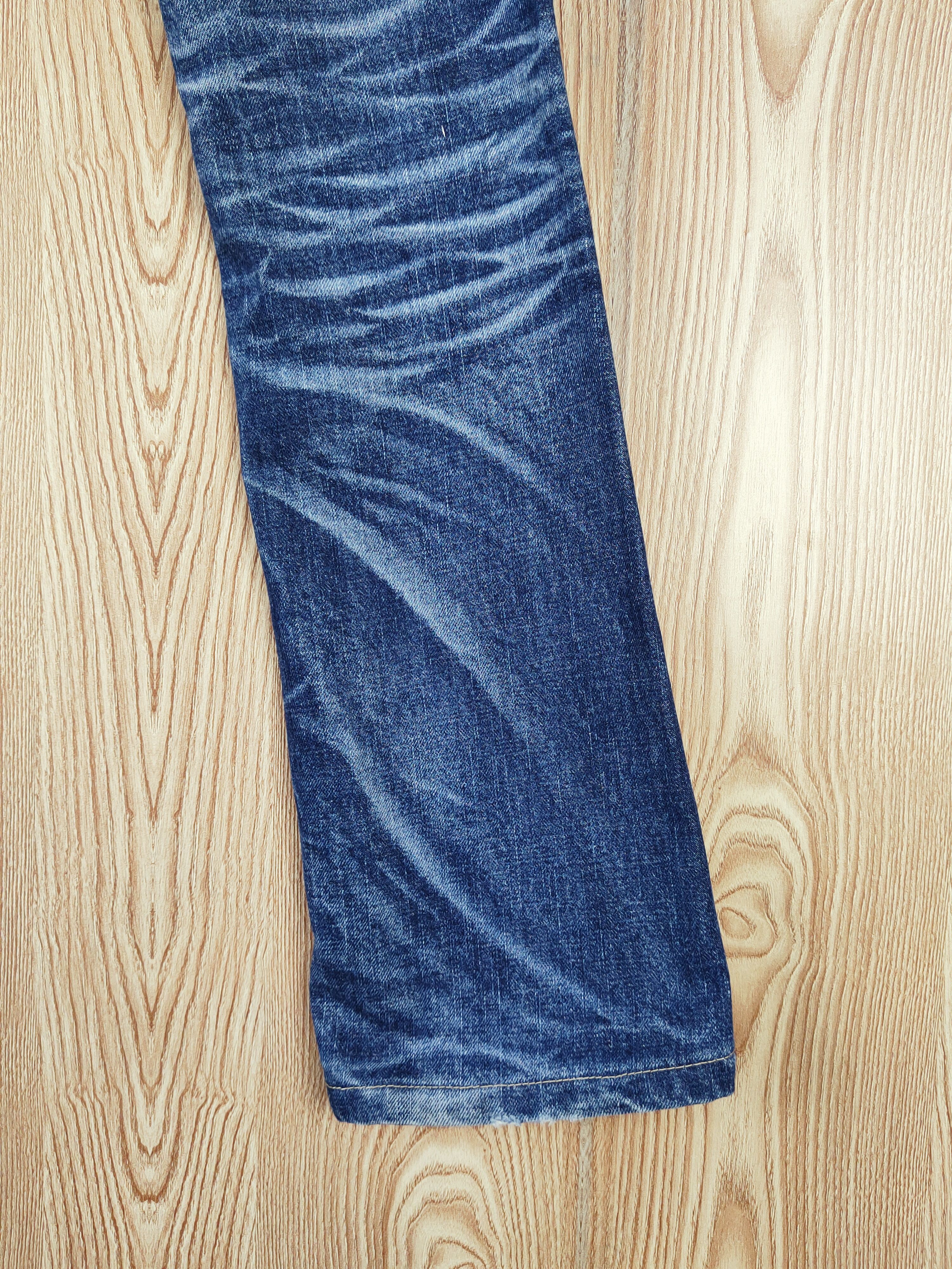 Japanese Brand Lolita Dark Blue Distressed Ripped Jeans #W342 Size 28" / US 6 / IT 42 - 14 Thumbnail