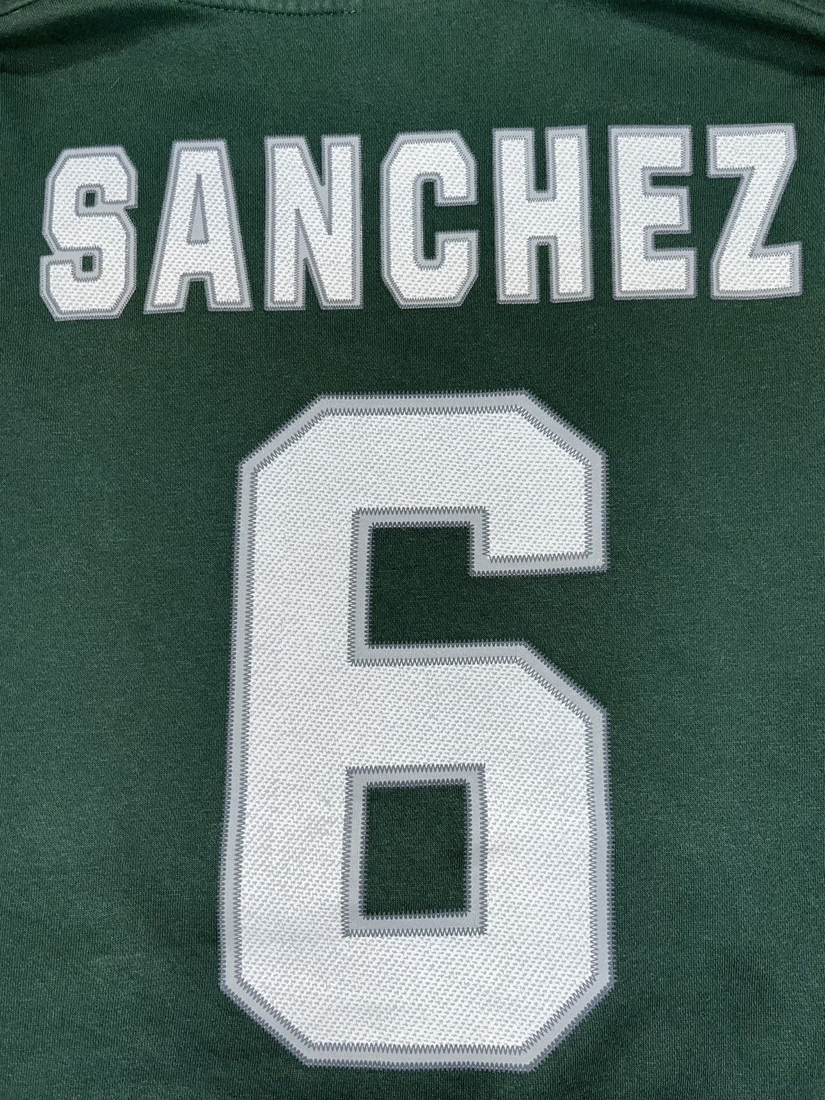 NFL Vintage 90’s New York Jets Sanchez boxy fit hoodie NFL Size US XL / EU 56 / 4 - 6 Thumbnail