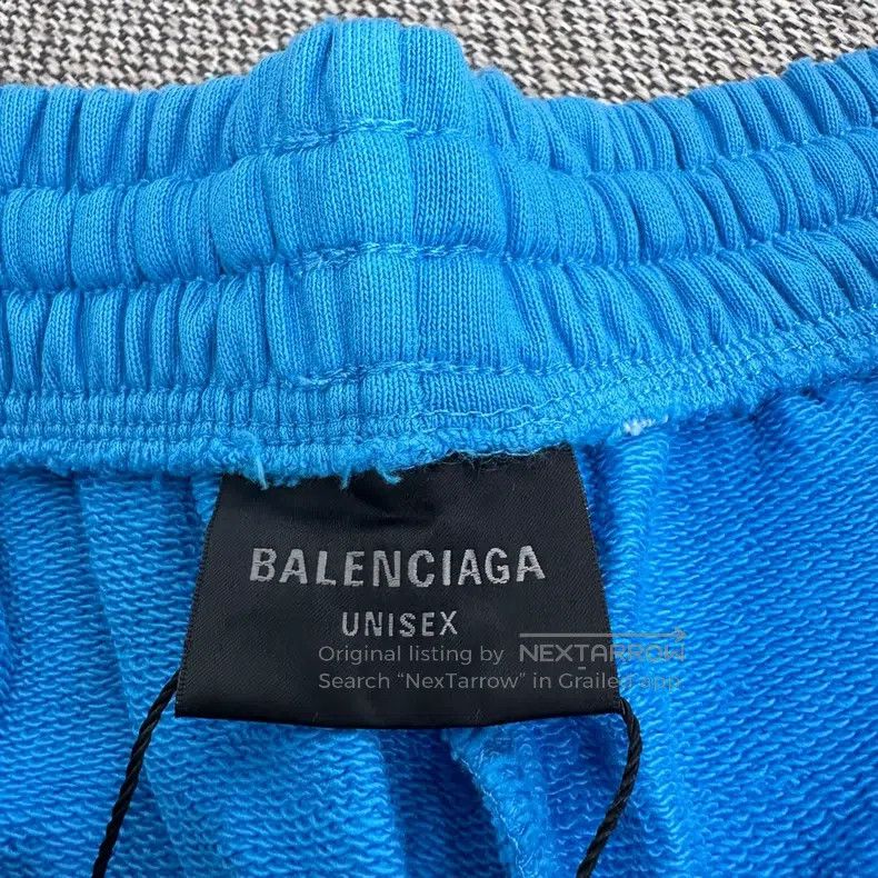 Balenciaga Balenciaga size M Blue Coke print shorts Size US 27 - 3 Thumbnail