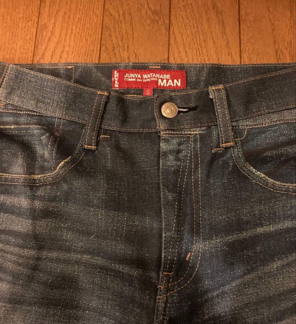 Junya Watanabe × Levi's Junya Watanabe Man x Levi's Damaged Transfer Denim Indigo S Size US 28 / EU 44 - 4 Thumbnail