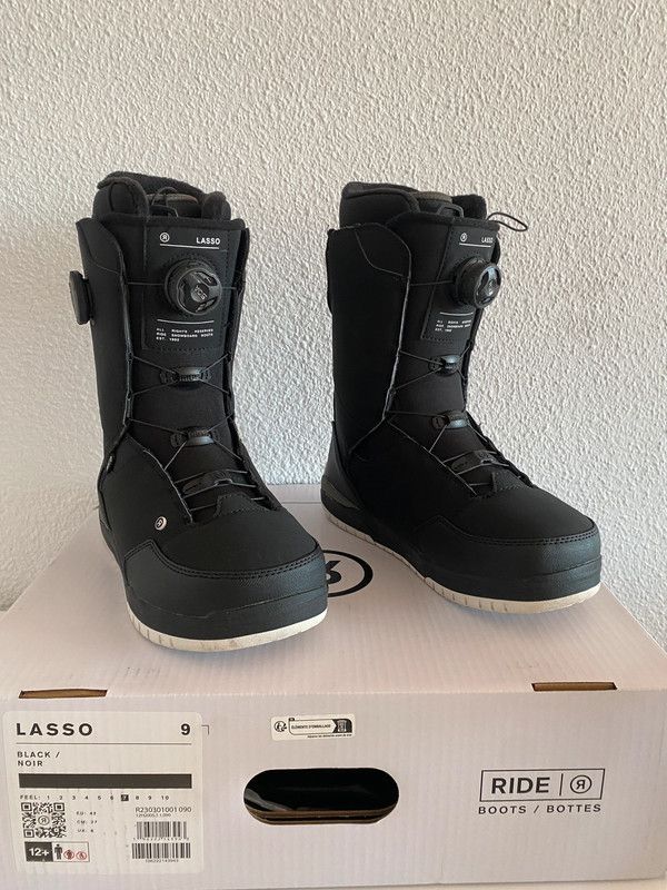 Gear for Sports × Sports Specialties Botas de snowboard Ride Lasso Black Size US 9 / EU 42 - 1 Thumbnail