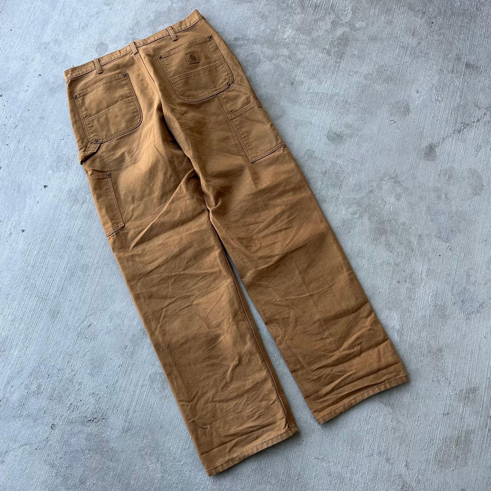 Carhartt × Vintage Carhartt brown double knee work wear carpenter pants Size US 34 / EU 50 - 5 Thumbnail