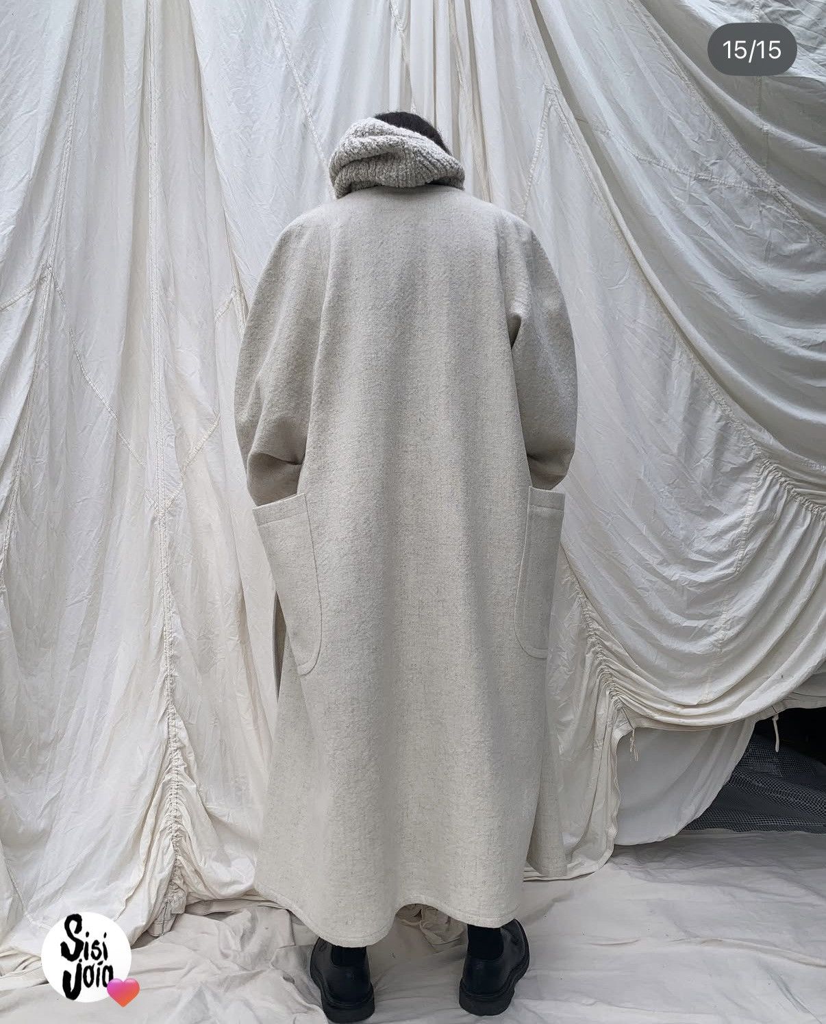 Lemaire Von Sono Carl Coat in Natural Size S / US 4 / IT 40 - 3 Thumbnail