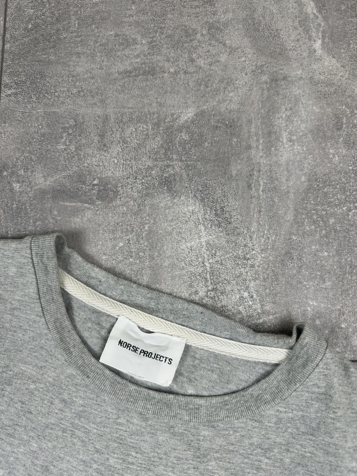 Norse Projects Norse Projects Centr Logo Silver Mens T-Shirt Size US M / EU 48-50 / 2 - 4 Thumbnail