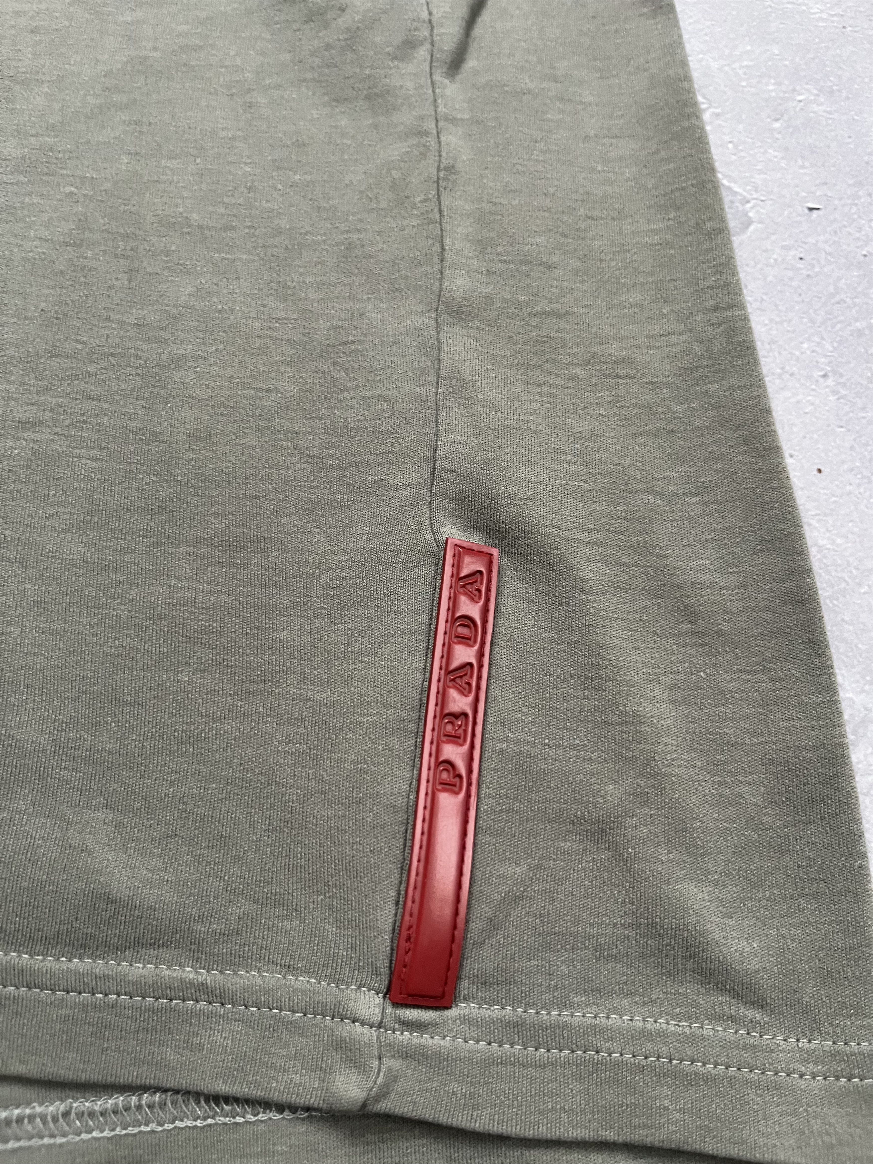 Prada Prada Red Tab Classic Crewneck Short sleeve T-Shirt Size XL Size US XL / EU 56 / 4 - 5 Thumbnail