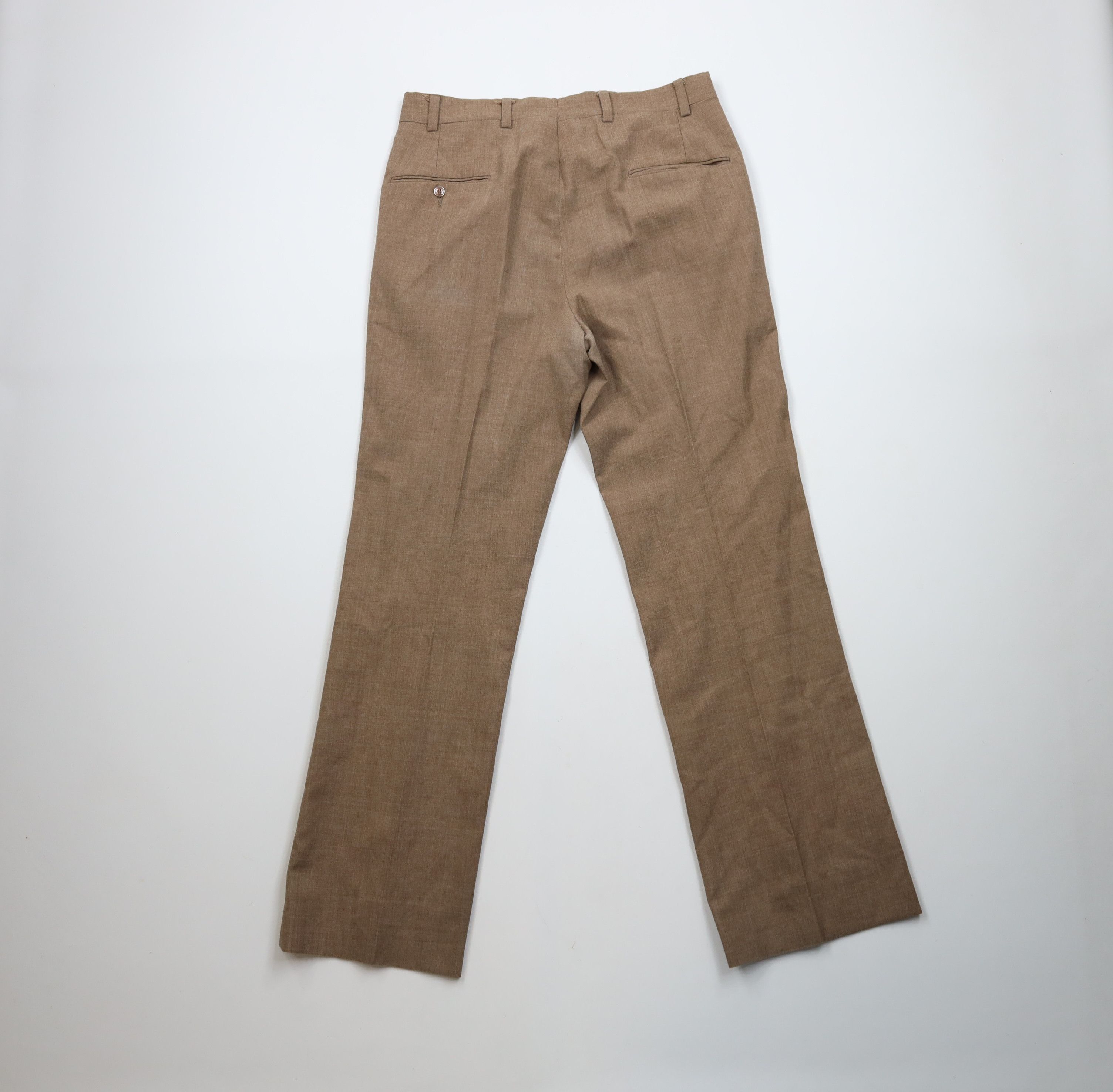 Vintage Vintage 60s 70s Streetwear Wool Blend Wide Leg Pants Size US 32 / EU 48 - 10 Thumbnail