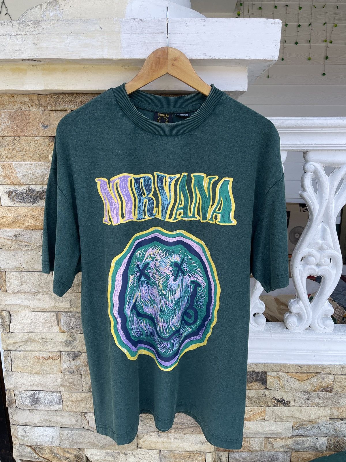 Band Tees × Nirvana × Vintage Last Drop🔥Rare🔥Vintage NIRVANA Band T-Shirt Size US XL / EU 56 / 4 - 2 Thumbnail