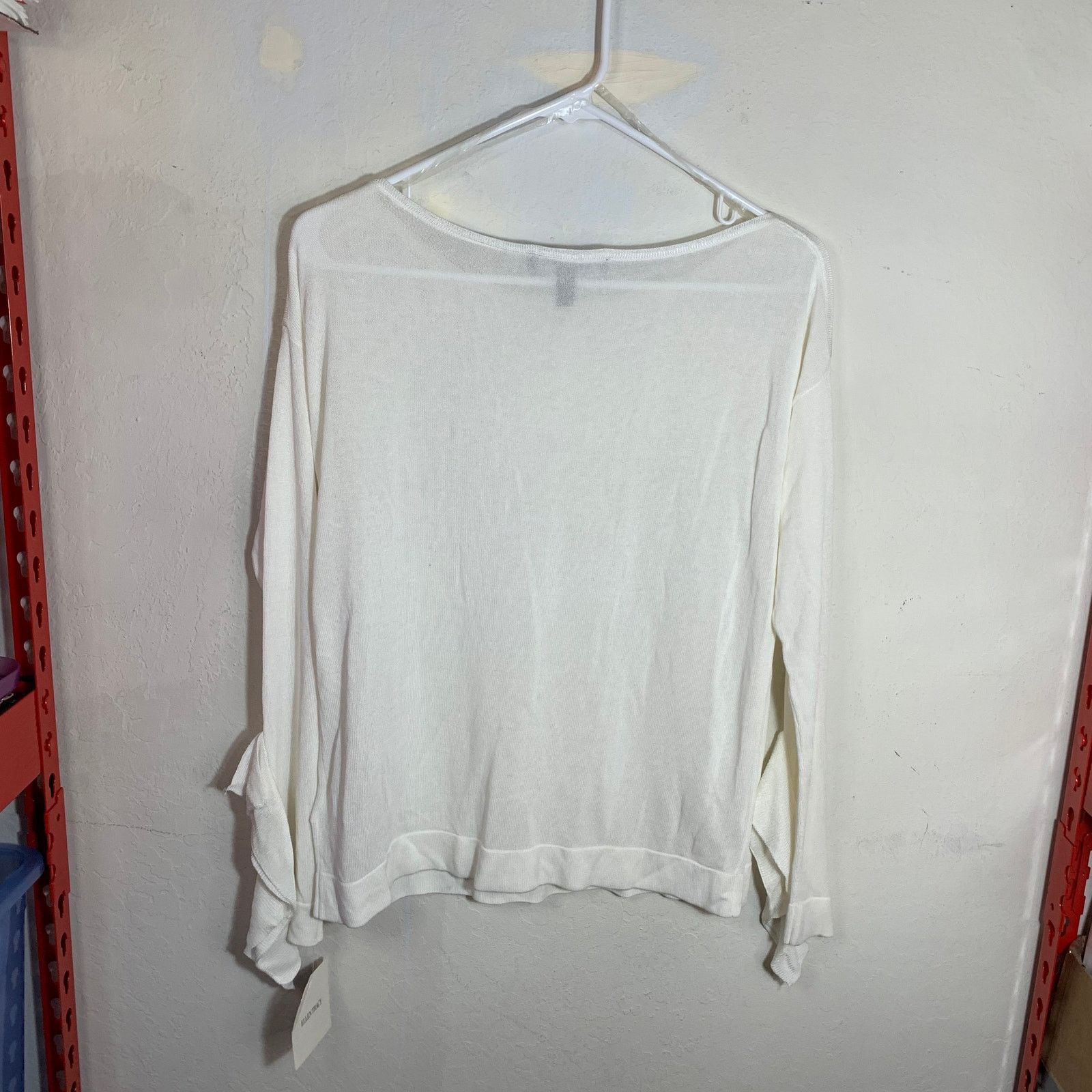 Other Ellen Tracy Women's Long Sleeve White Sweater Size M (NWT) Size M / US 6-8 / IT 42-44 - 11 Thumbnail