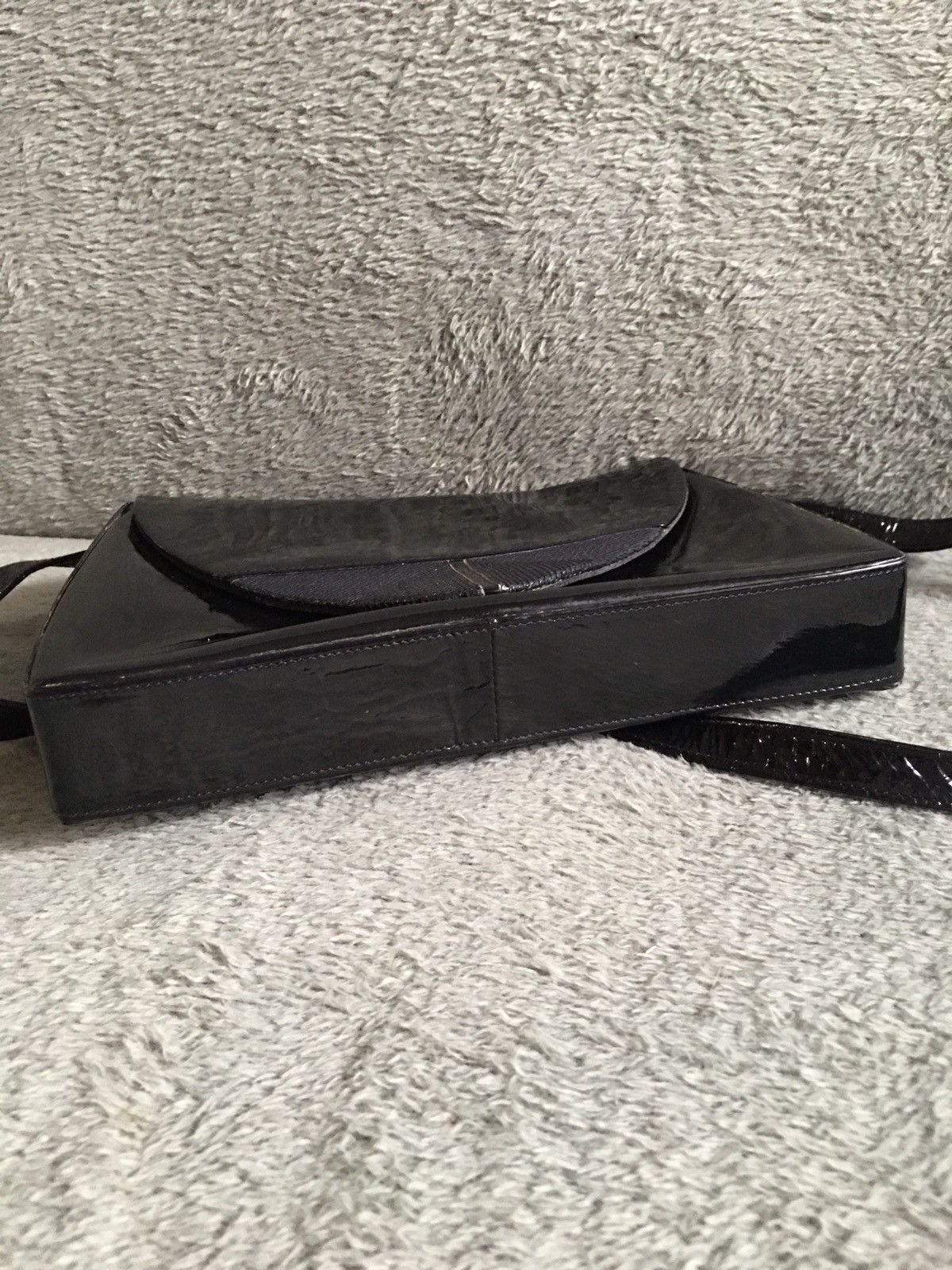 Bally × Vintage BALLY of Switzerland Black Patent Leather Shoulder Bag Size ONE SIZE - 6 Thumbnail