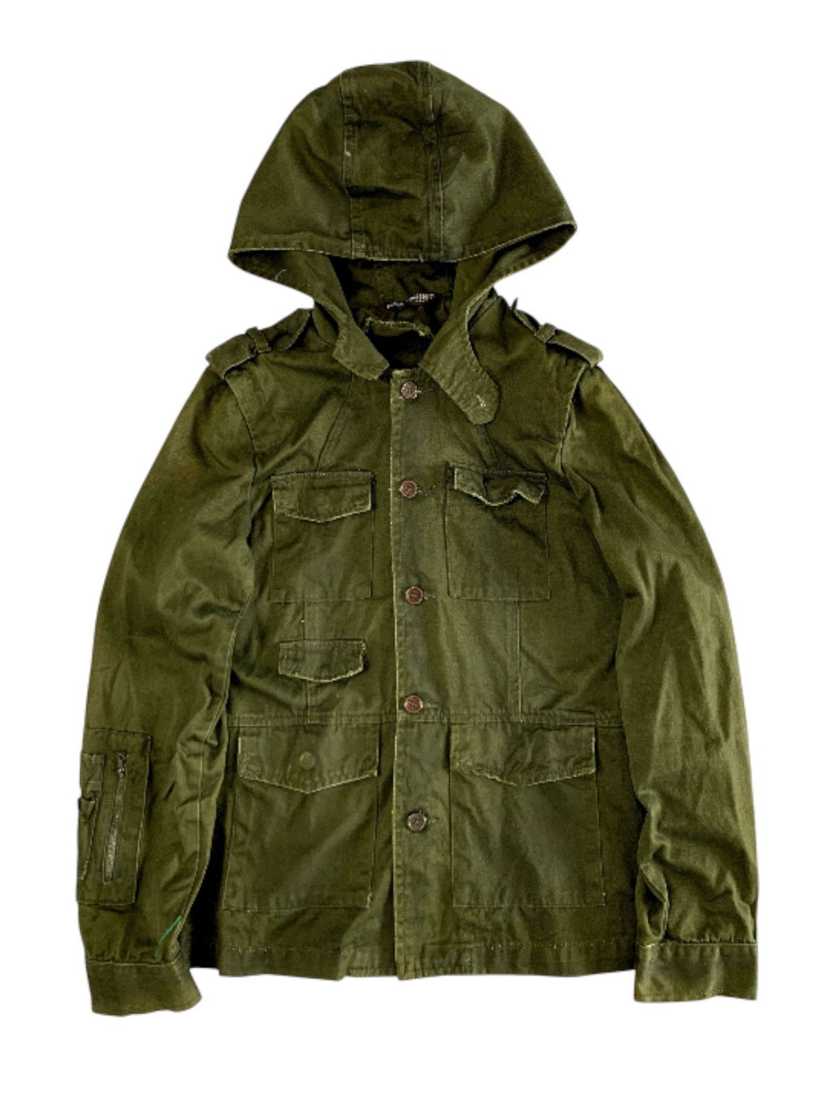 Neil Barrett Neil barrett olive green military field jacket Size US M / EU 48-50 / 2 - 1 Thumbnail