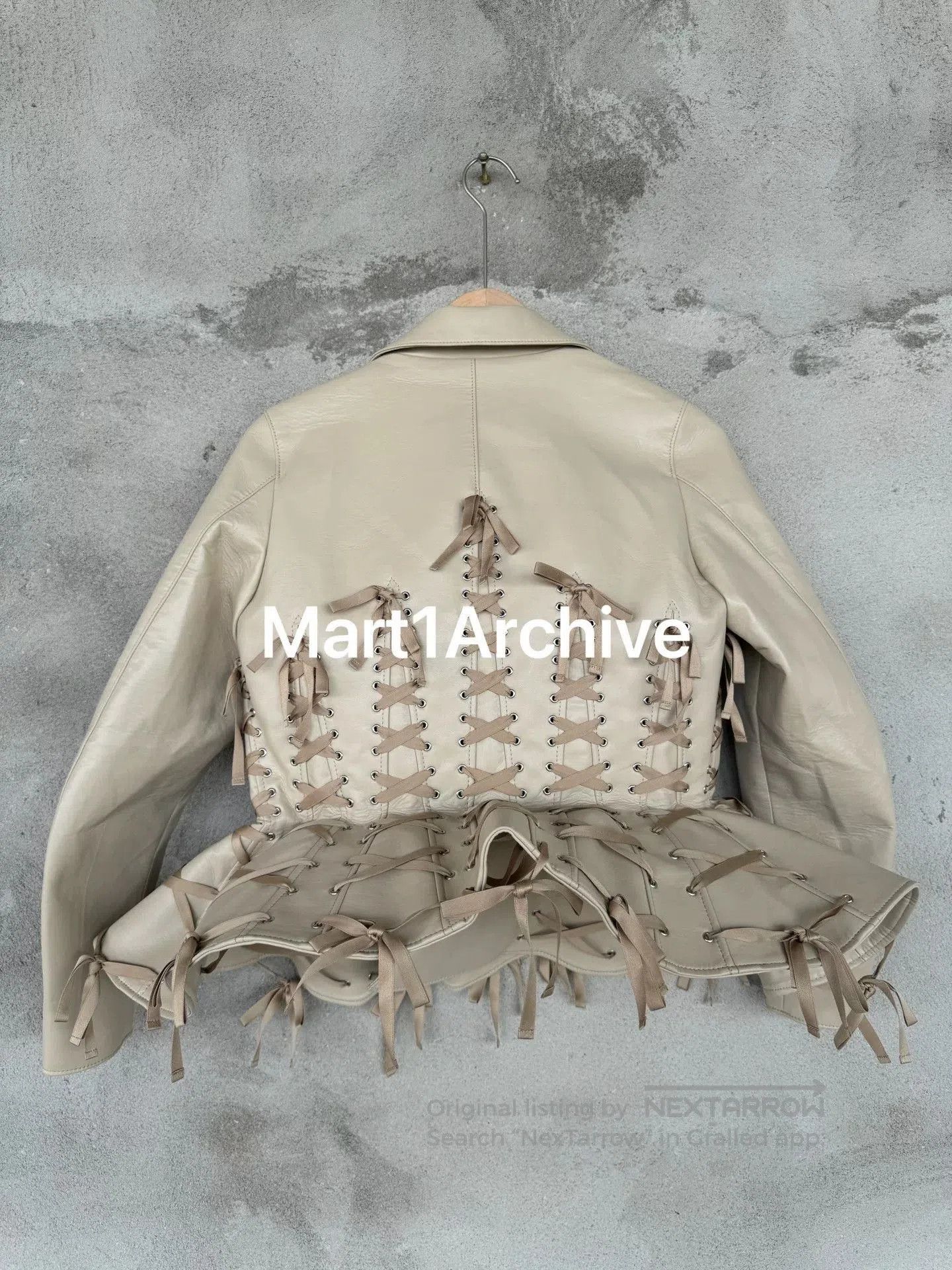 Noir Kei Ninomiya Comme des Garçons Noir Leather Jacket. Size S / US 4 / IT 40 - 2 Thumbnail