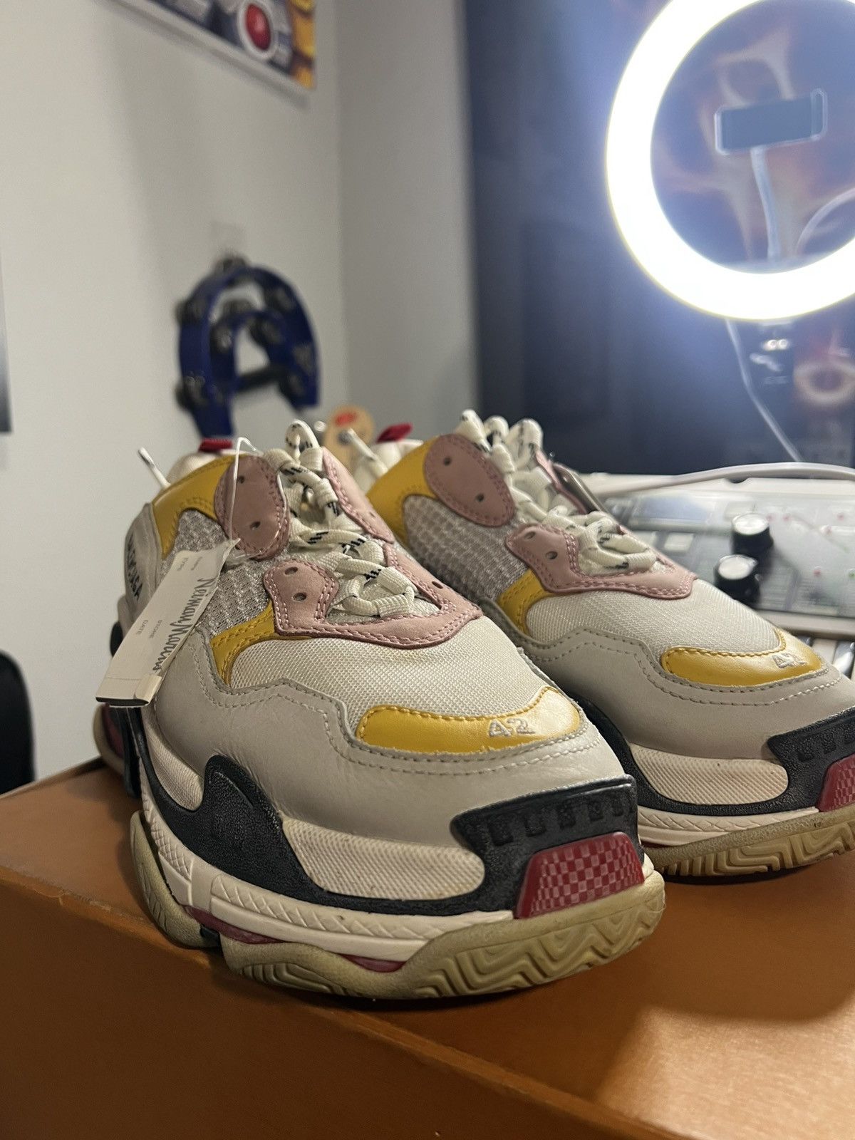 Balenciaga Balenciaga Triple S Multi-Color Sneakers EU 42 (US 9) Size US 9 / EU 42 - 1 Thumbnail