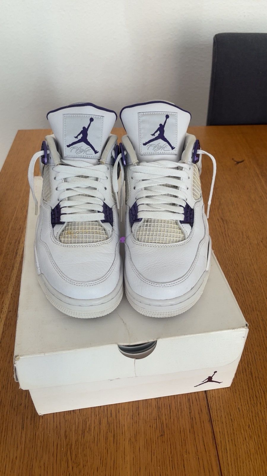 Jordan Brand Jordan 4 metallic purple Size US 9 / EU 42 - 2 Thumbnail