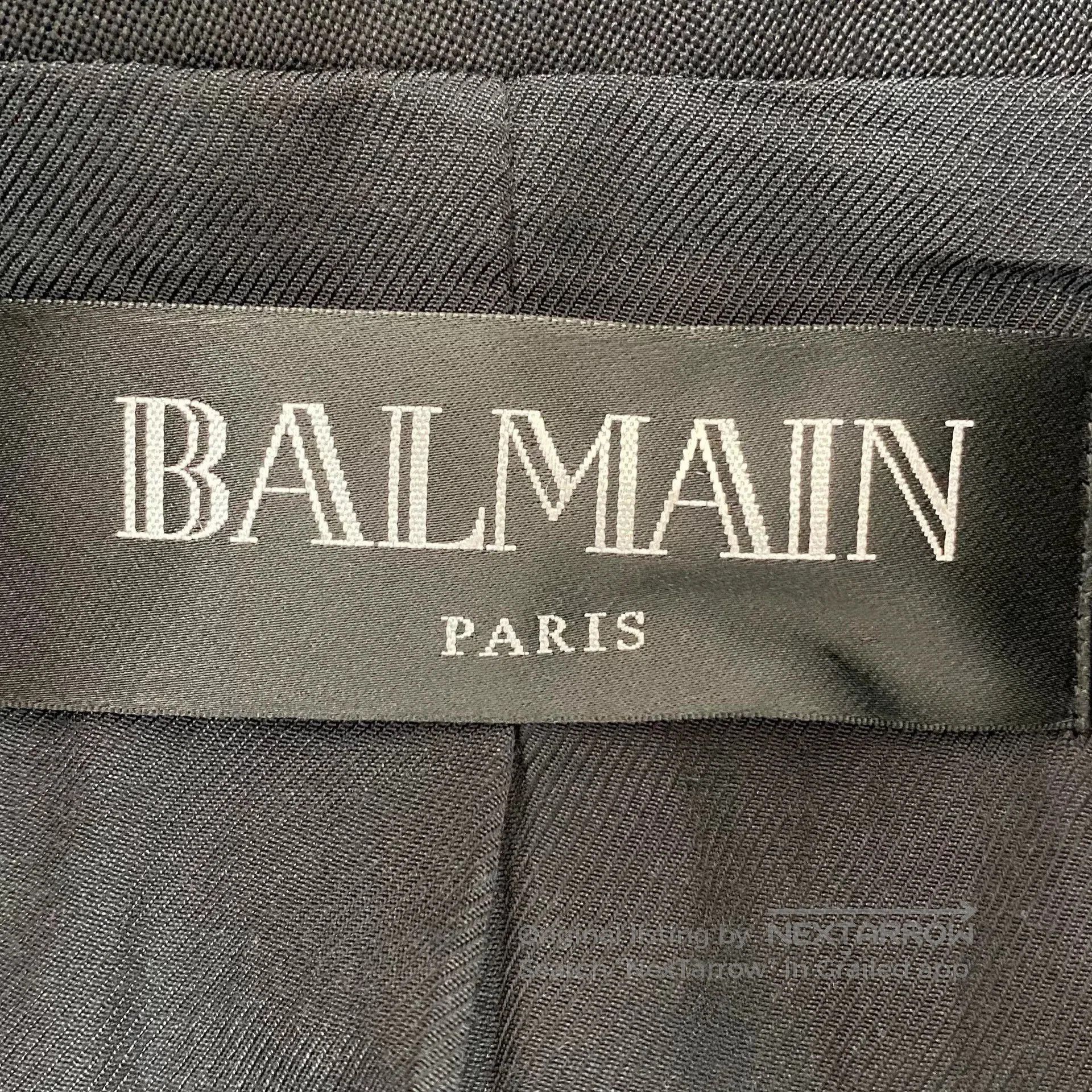 Balmain Balmain Black Blazer Size 36. Size XS / US 0-2 / IT 36-38 - 7 Thumbnail