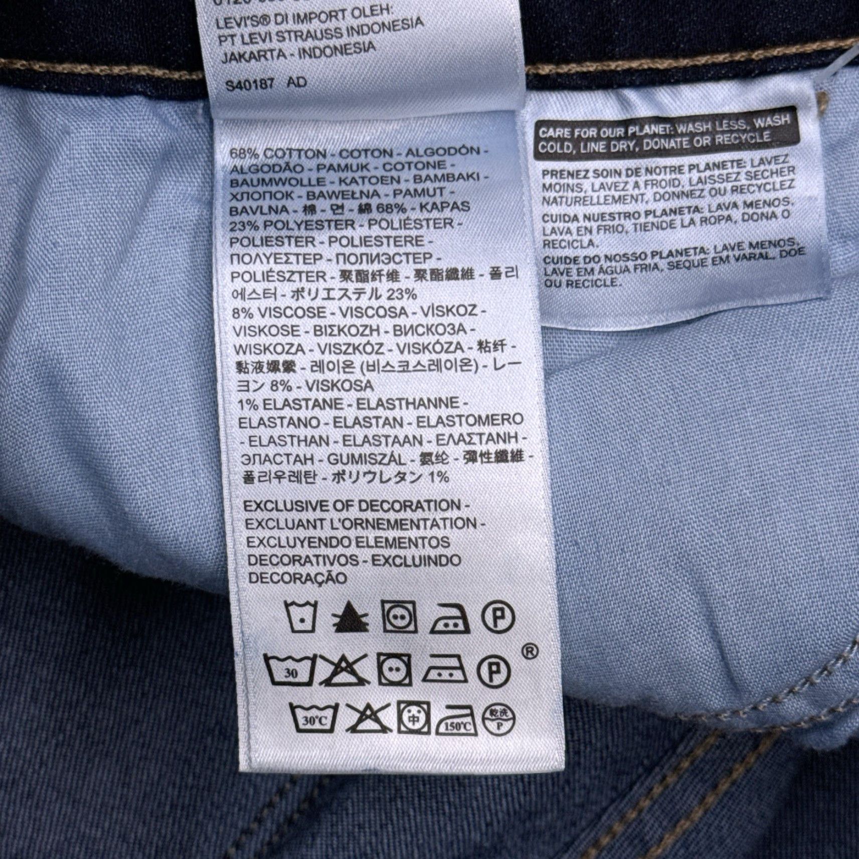Levi's Levis Skinny Jeans Womens 30 Mid Rise Stretch 30x30 New Size 30" / US 8 / IT 44 - 6 Thumbnail