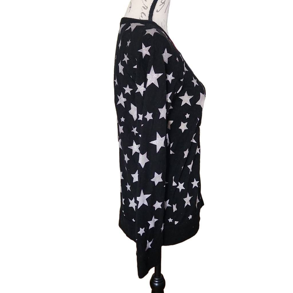 Chaser Brand Chaser Ladies Size Medium Soft Black Fleece Dream Top with S Size M / US 6-8 / IT 42-44 - 4 Thumbnail