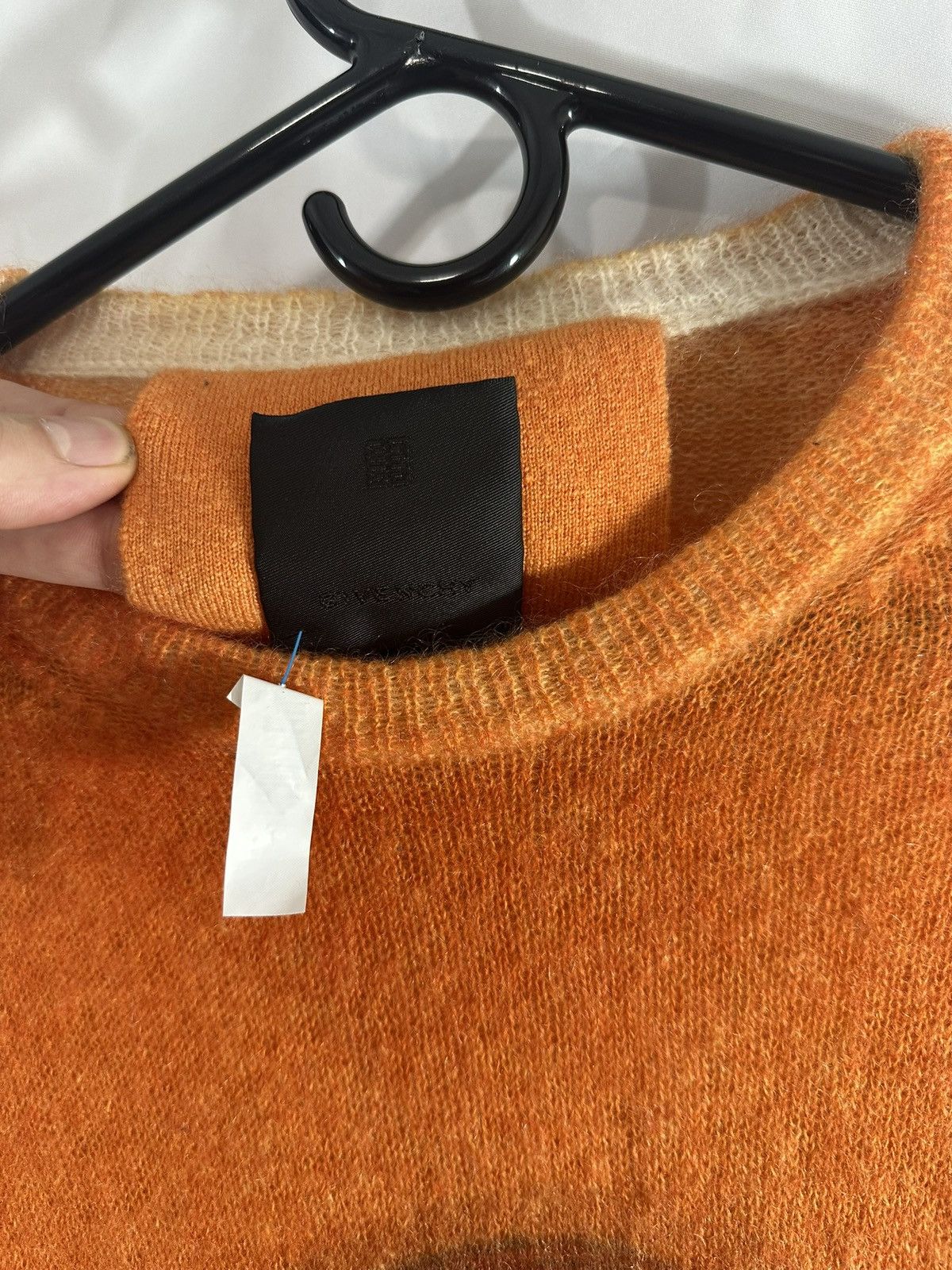 Givenchy Givenchy Pumpkin Mohair Sweater Size US XL / EU 56 / 4 - 4 Thumbnail