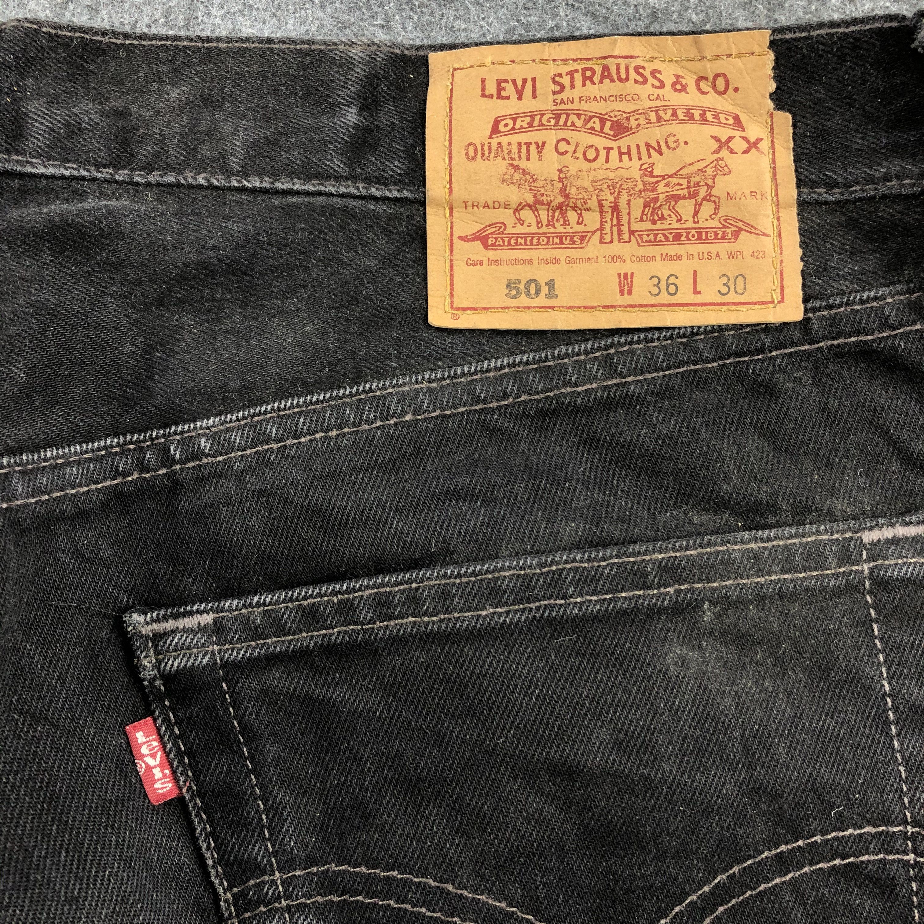 Levi's 90s Vintage Levis 501 Earth Tone Jeans-JM1654 Size US 36 / EU 52 - 6 Thumbnail