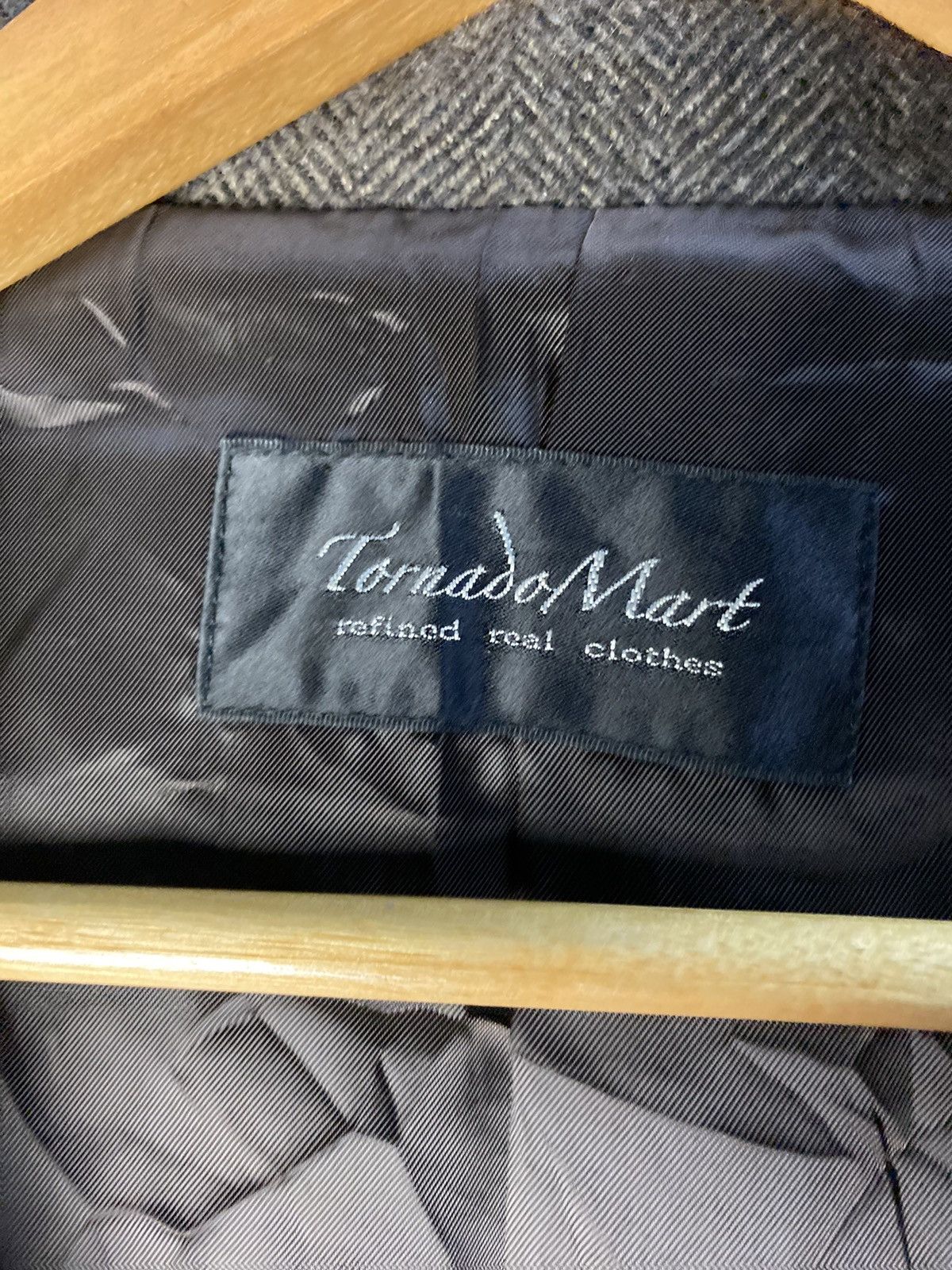 Tornado Mart Tornado Mart Double Zipper Collar Wool Jacket Size US M / EU 48-50 / 2 - 12 Thumbnail
