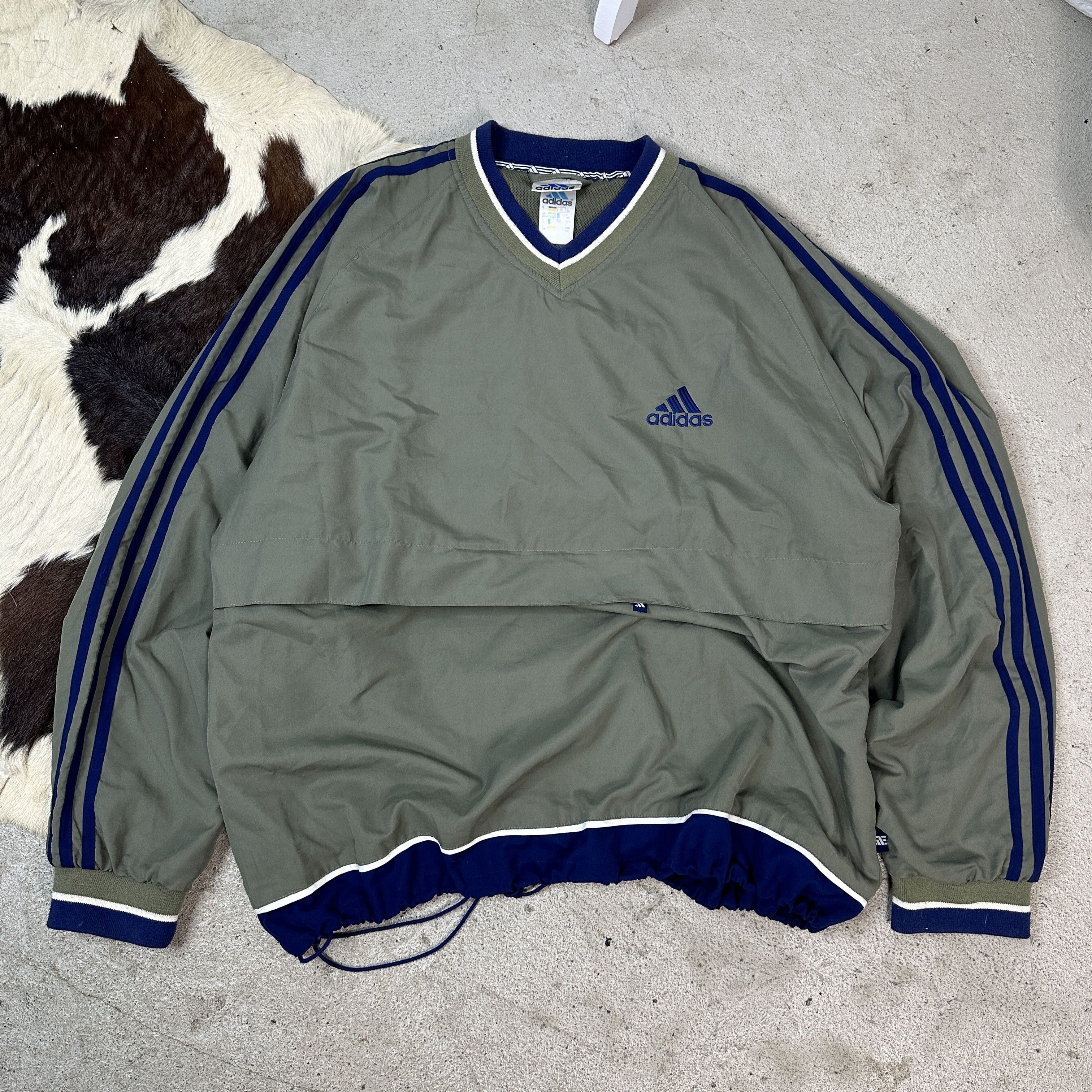 Adidas × Vintage Vintage Adidas Anorak Jacket Size US L / EU 52-54 / 3 - 2 Thumbnail