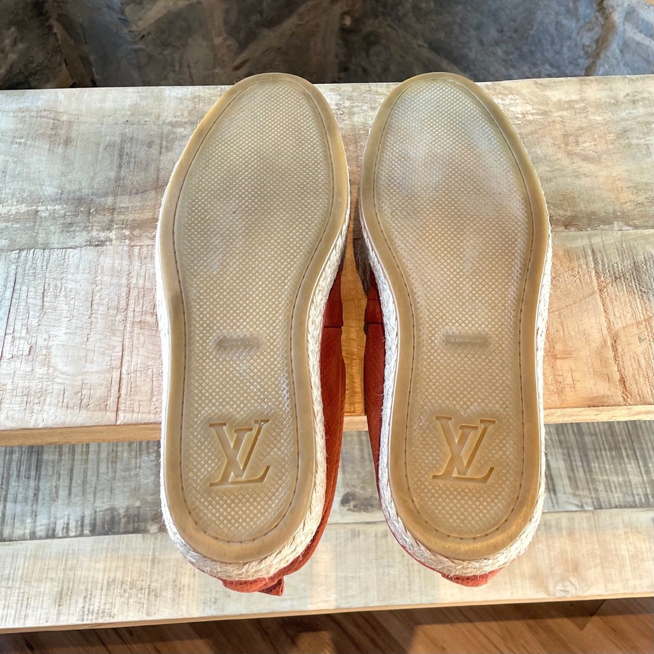 Louis Vuitton Louis Vuitton Orange Perforated Pacific Loafers Size US 9 / EU 42 - 7 Thumbnail