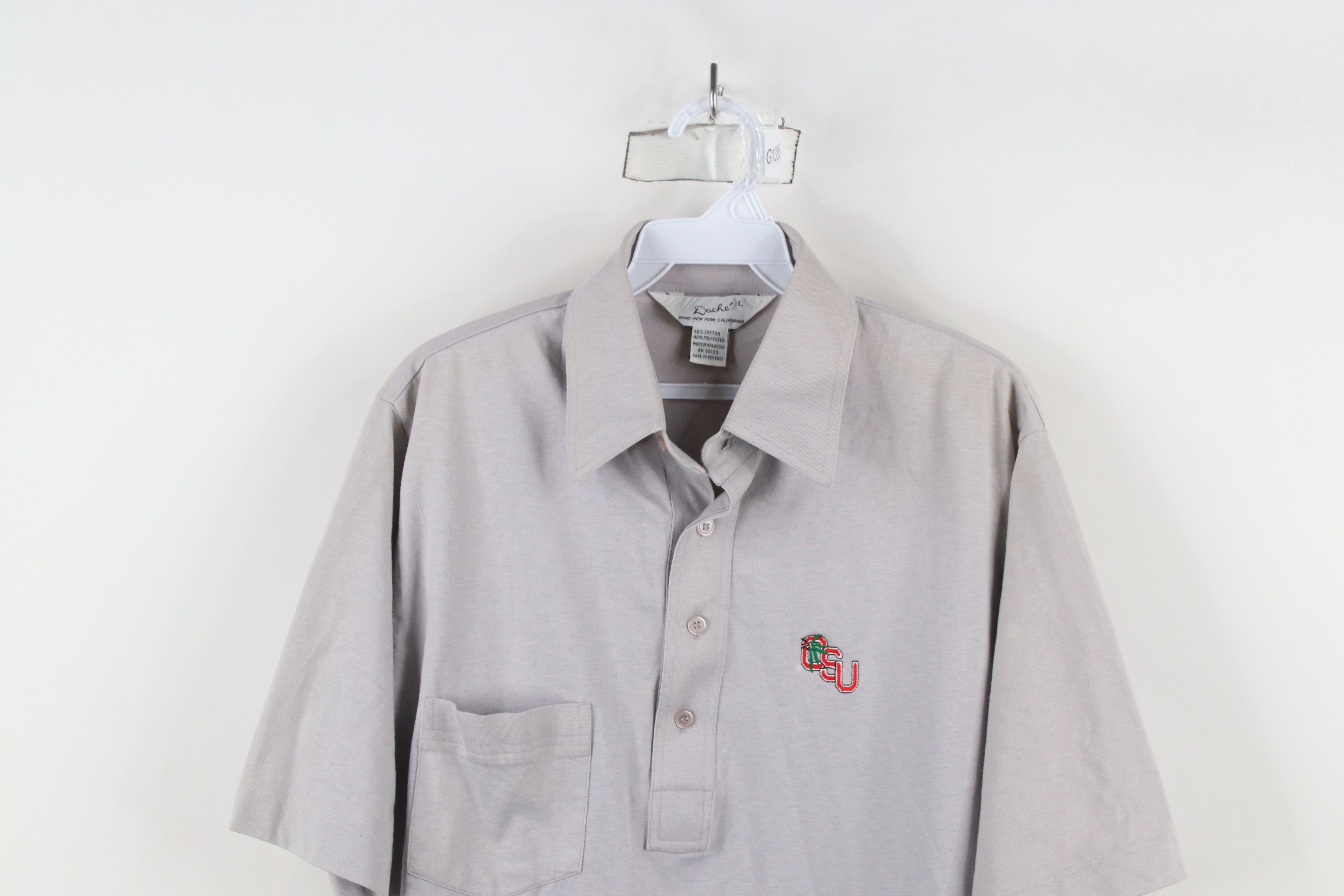 Vintage Vintage 80s 90s University Buckeyes Collared Polo Shirt Size US L / EU 52-54 / 3 - 2 Thumbnail