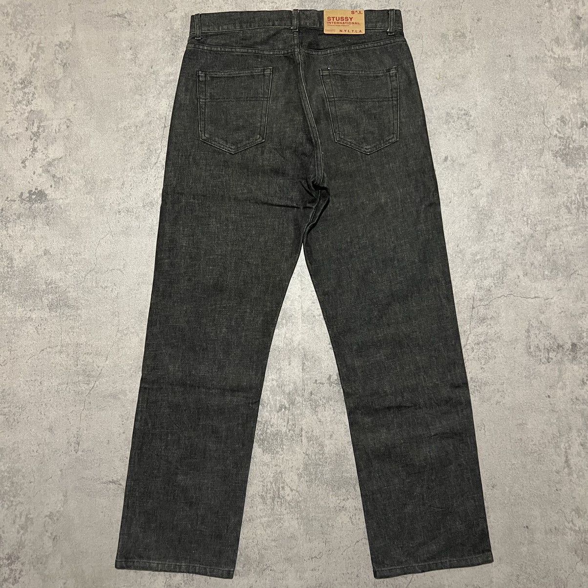 Stussy Y2K Stussy Internation N.Y.L.T.L.A Relaxed Baggy Denim Jeans Size US 34 / EU 50 - 5 Thumbnail
