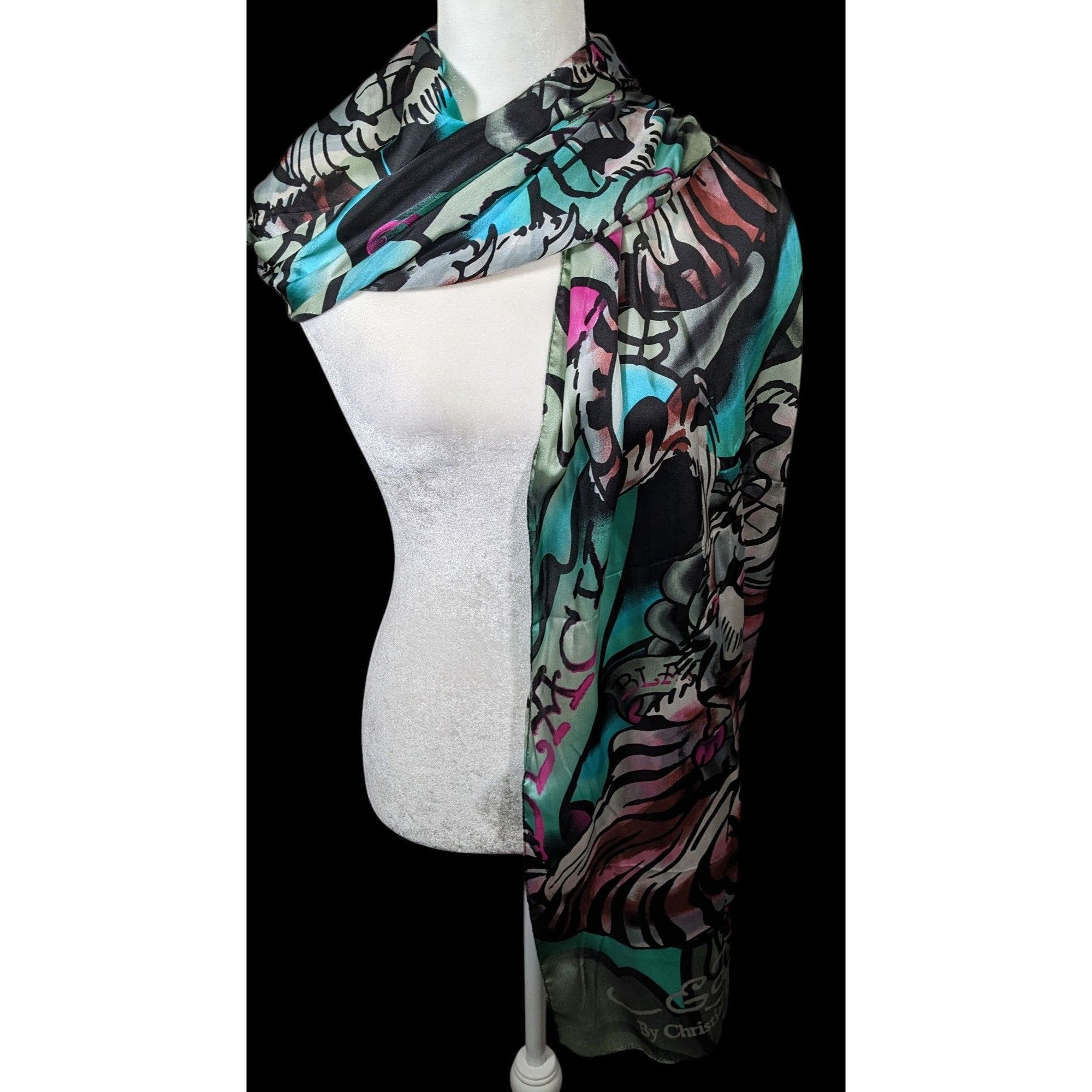 Christian Audigier × Ed Hardy Ed Hardy X Christian Audigier Tiger Scarf Size ONE SIZE - 2 Thumbnail
