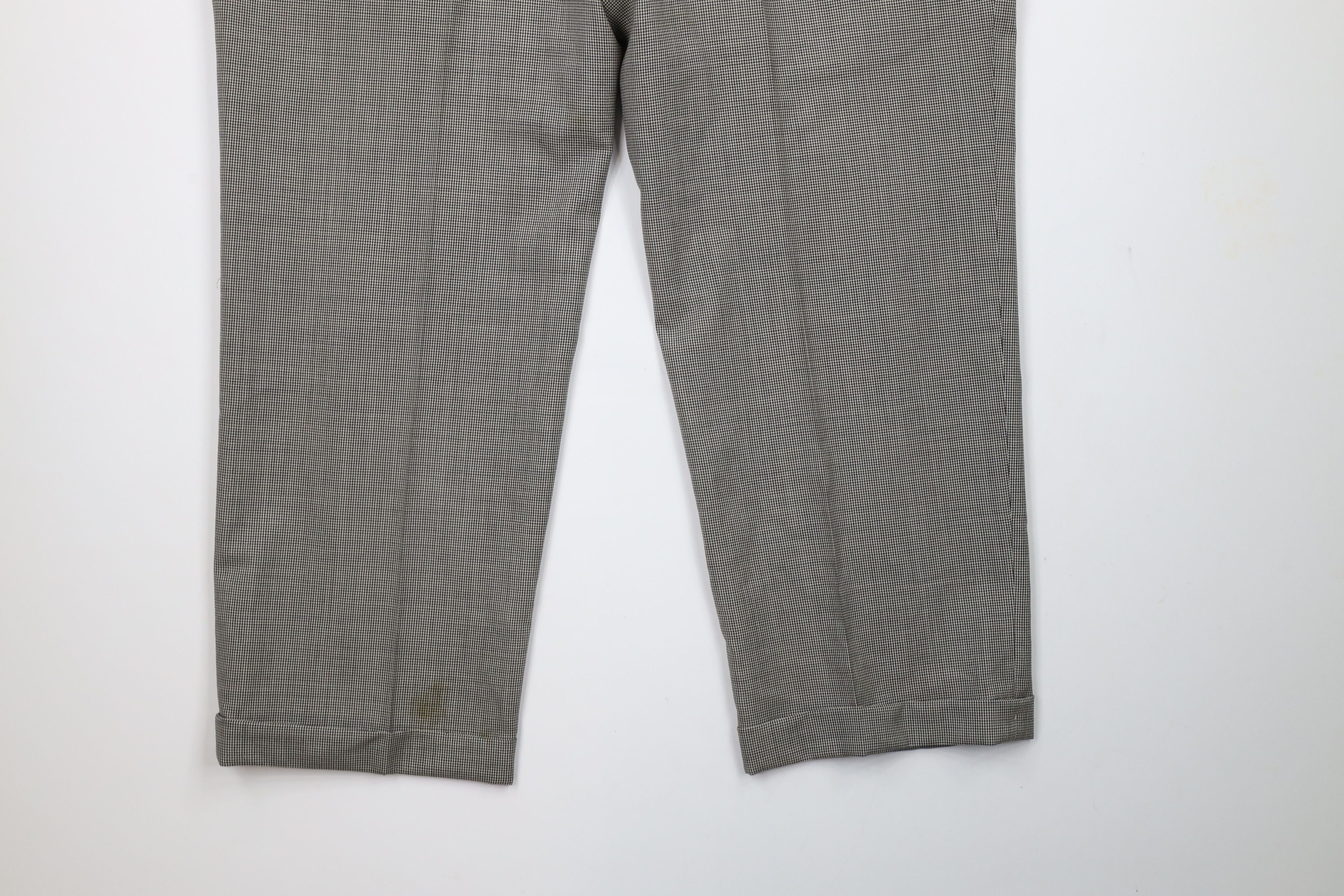 Ralph Lauren × Vintage Vintage 90s Chaps Ralph Lauren Wool Houndstooth Pants Size US 40 / EU 56 - 10 Thumbnail