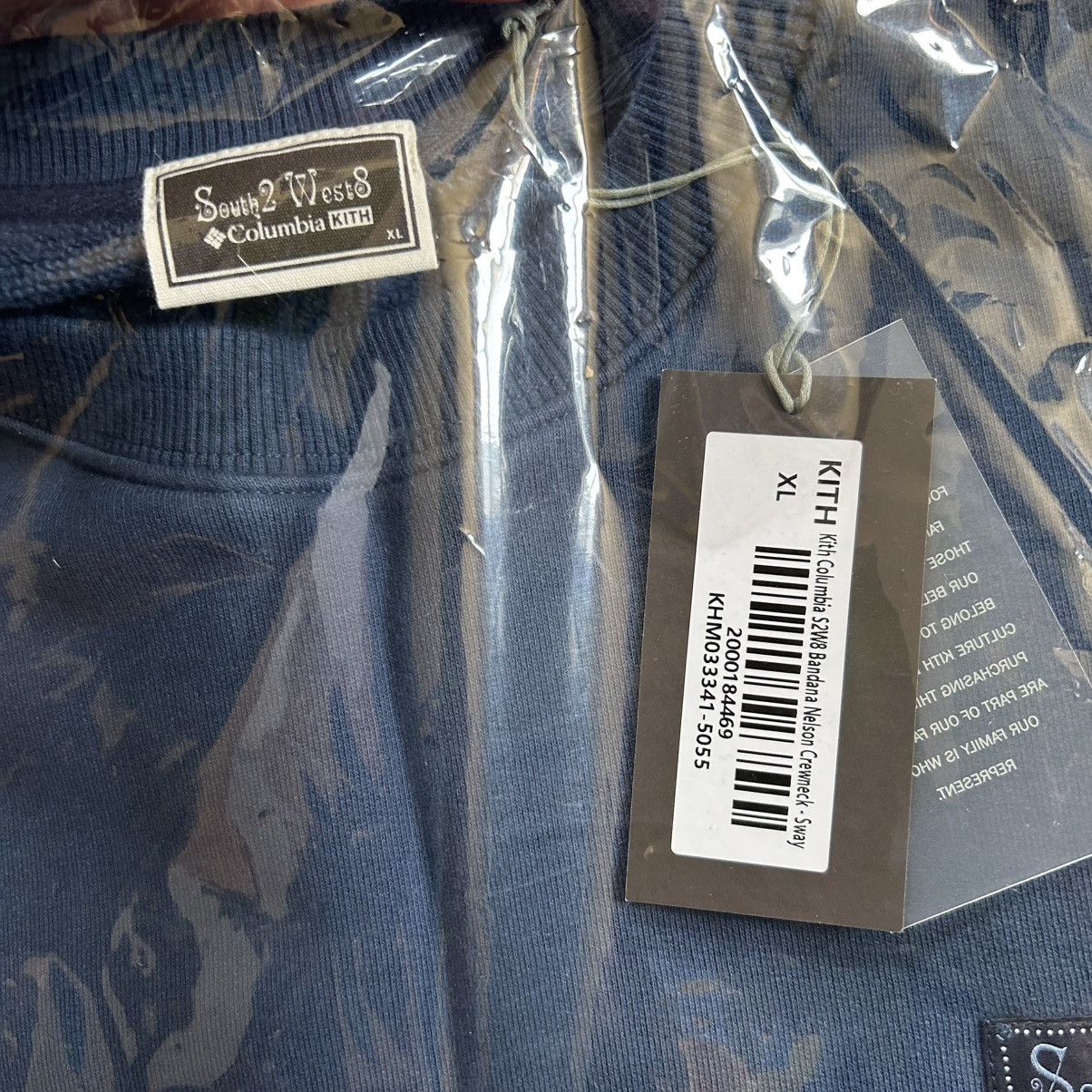 Columbia × Kith PAiSLEY iNDiGO South2 West8 Bandana Nelson Crewneck Sway Size US XL / EU 56 / 4 - 11 Thumbnail