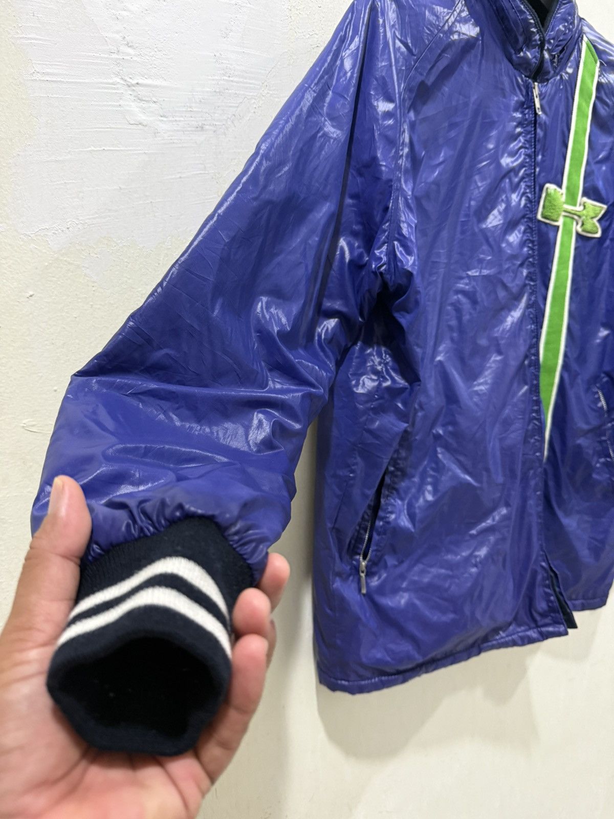 Japanese Brand VTG KAWASAKI Light Puffer Racing Jacket Size US XL / EU 56 / 4 - 5 Thumbnail