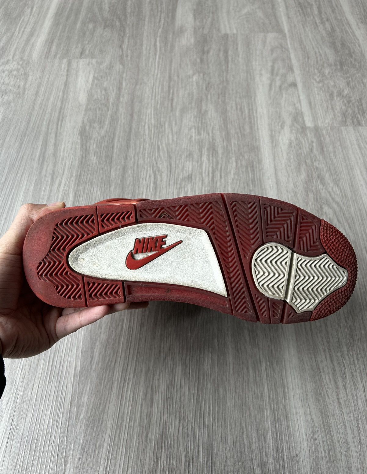 Nike Nigel Sylvester x Air Jordan Retro 4 Brick By Brick Size 9.5 Size US 9.5 / EU 42-43 - 11 Thumbnail