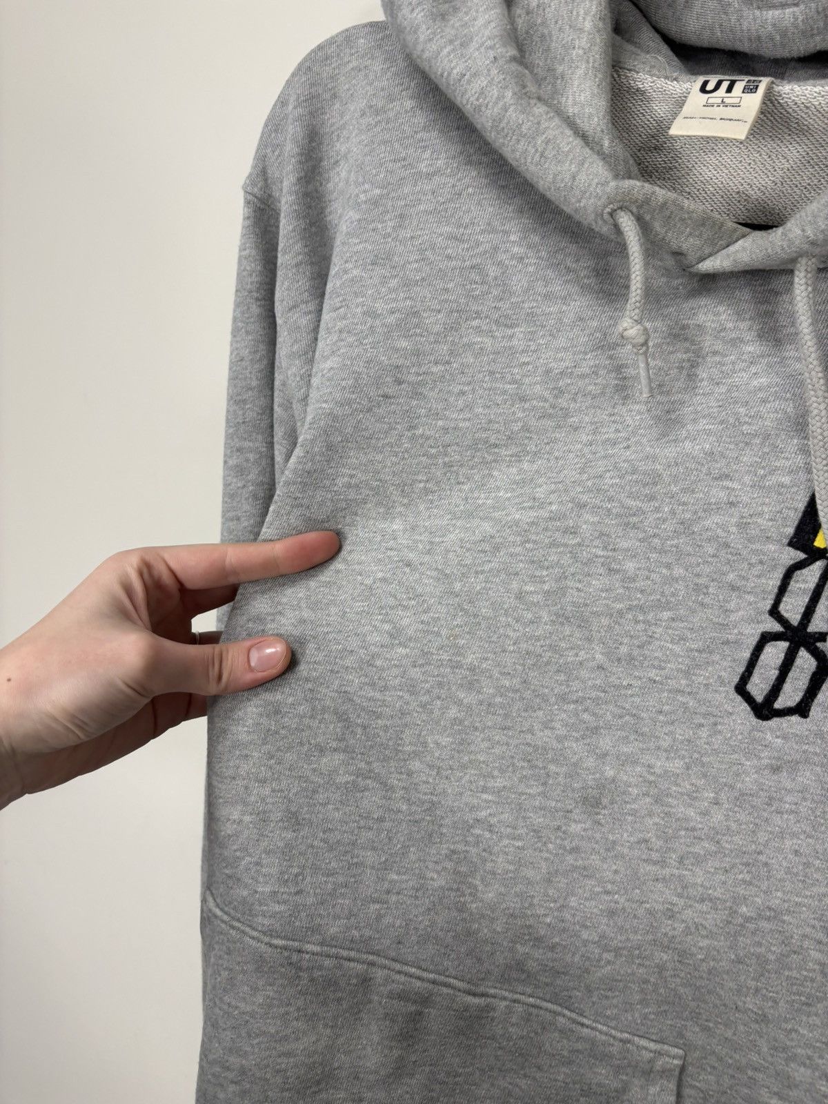 Uniqlo Uniqlo Jean Michel Basquiat Men’s Grey Classic Hoodie Size US L / EU 52-54 / 3 - 19 Thumbnail