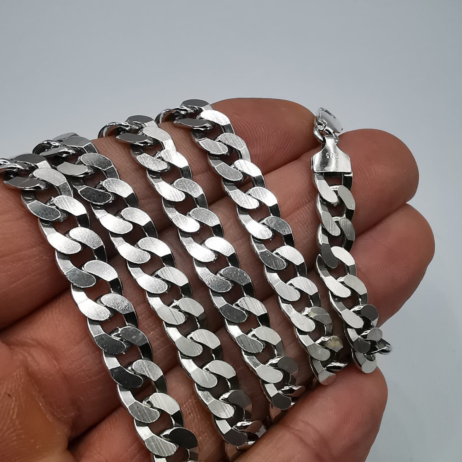 Vintage Jewelry Chain925 Sterling SilverSigned 5737g