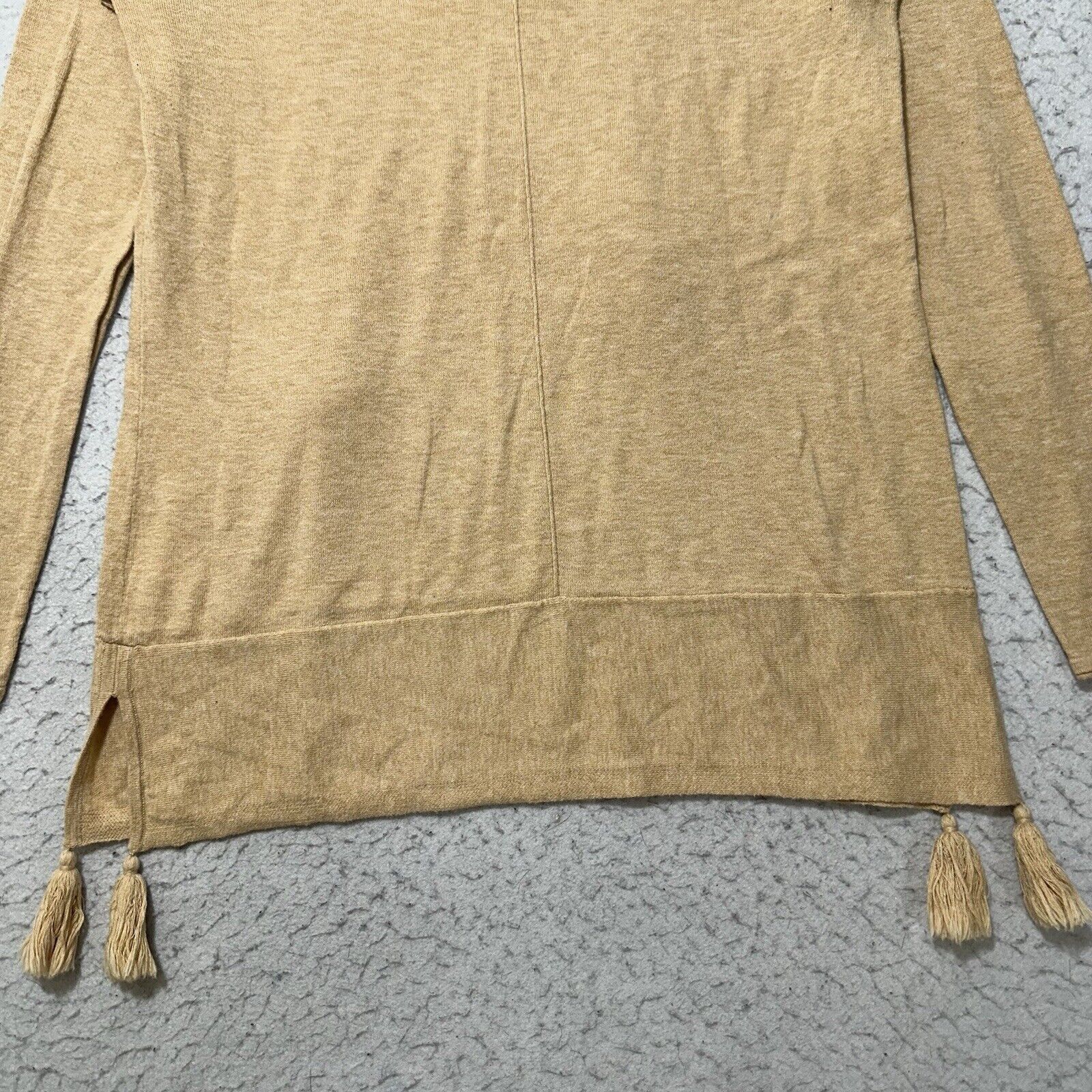 Lilly Pulitzer Lilly Pulitzer XS Lightweight Boho Sweater Tasseled Cream Size XS / US 0-2 / IT 36-38 - 13 Thumbnail