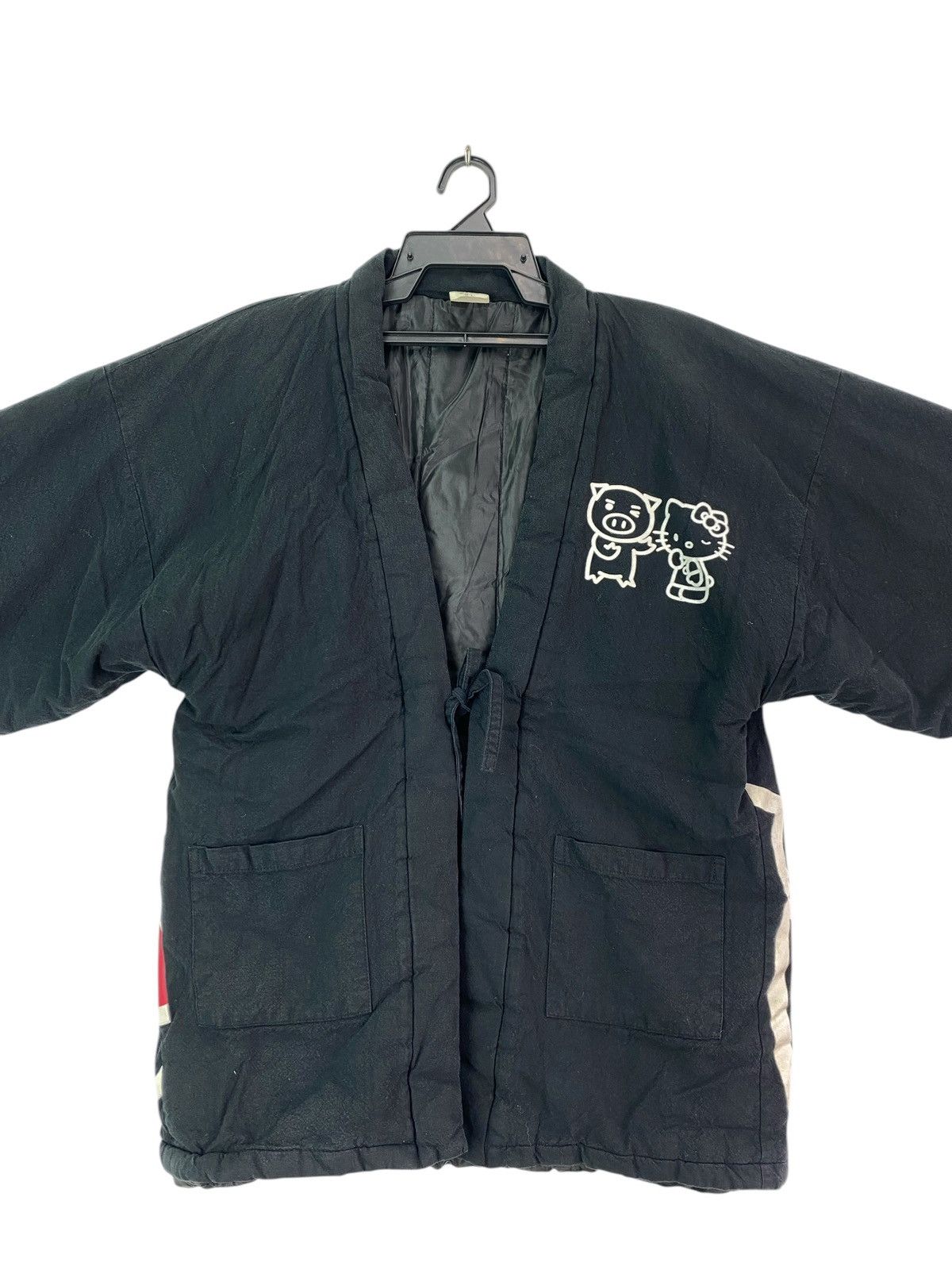 Japanese Brand × Vintage Vtg 90s Hello Kitty japan traditional kimono jacket Size L / US 10 / IT 46 - 3 Thumbnail