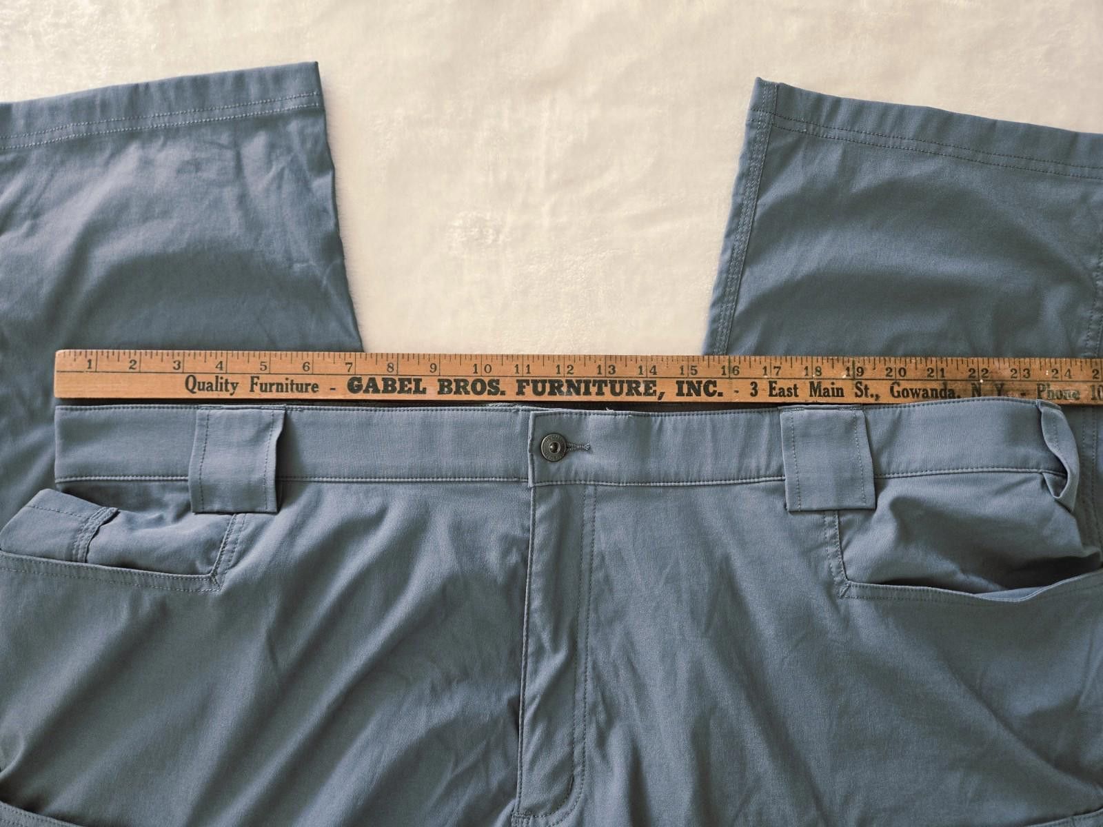 Duluth Trading Company Duluth Flex DOTF Relaxed Fit Cargo Pants Men's 46x30 Blue Size US 44 / EU 60 - 8 Thumbnail