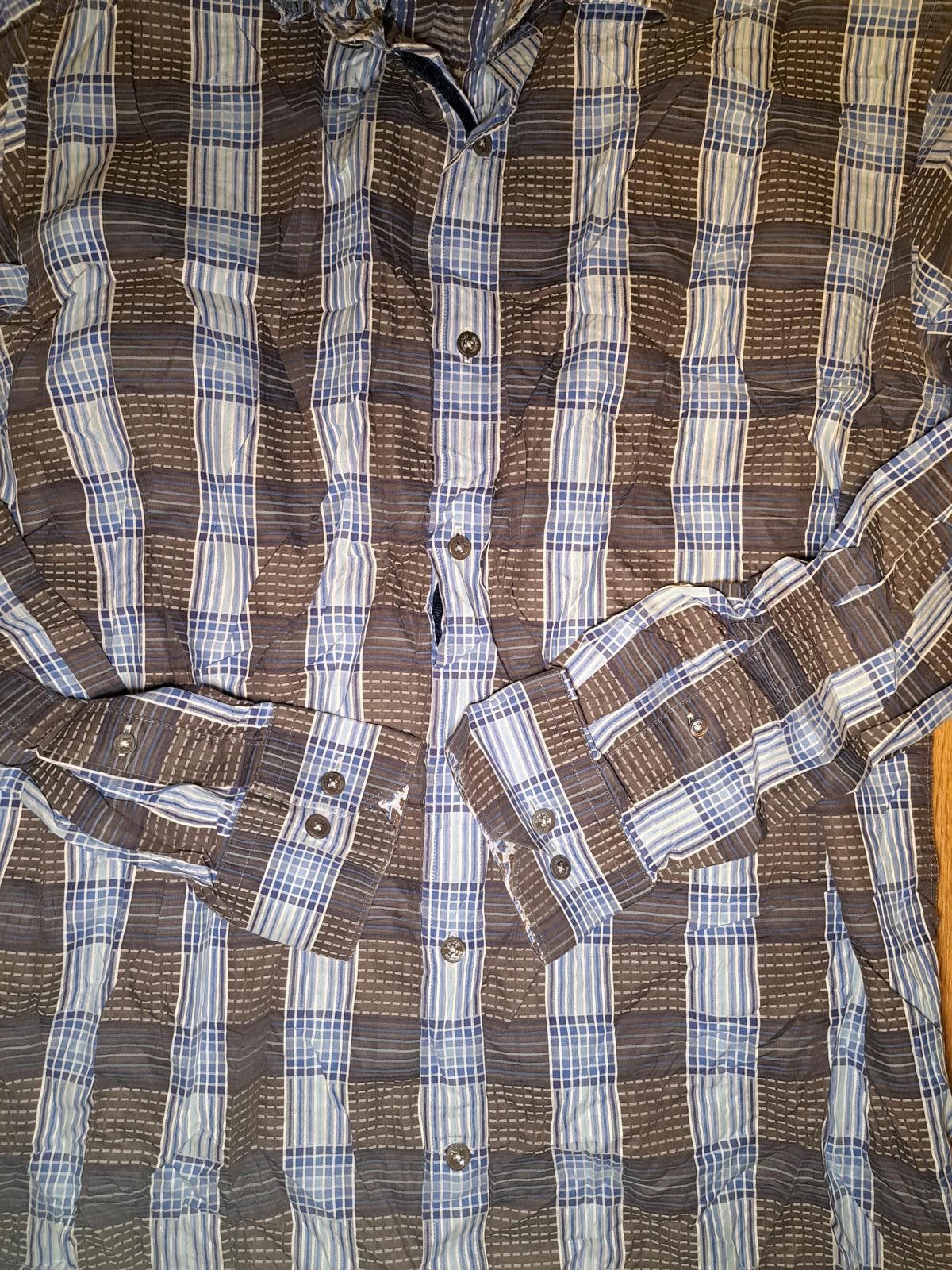 BUGATCHI Bugatchi Uomo Button Up Shirt Mens Large Multicolor Plaid Size US L / EU 52-54 / 3 - 5 Thumbnail