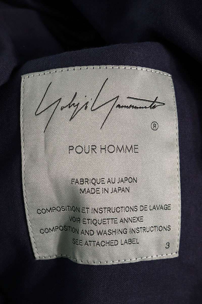Yohji Yamamoto Yohji Yamamoto POUR HOMME Zip-up hooded shirt jacket Size US L / EU 52-54 / 3 - 3 Thumbnail