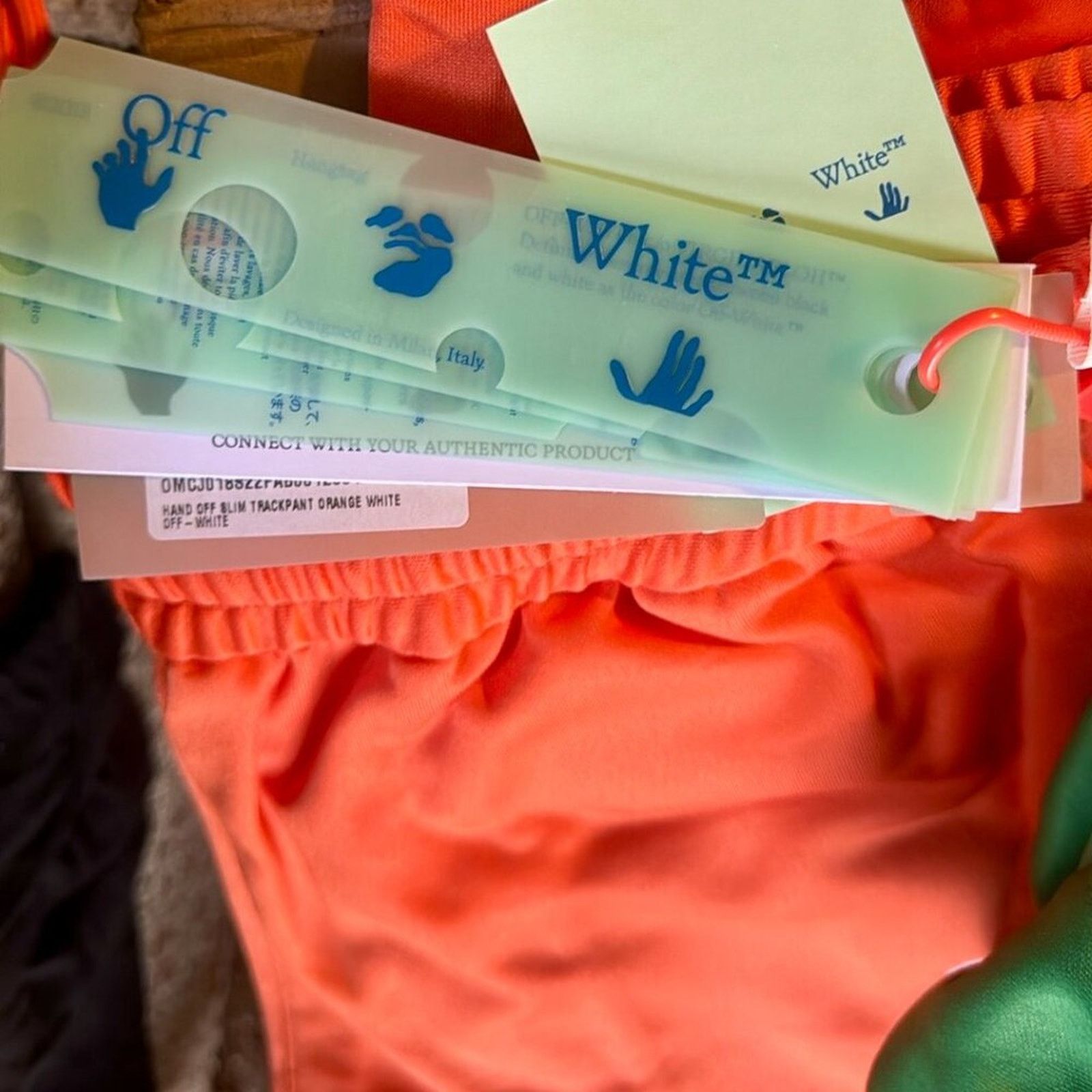 Off-White Off White Hand Off Slim Track Pants Orange L Size US 34 / EU 50 - 5 Thumbnail