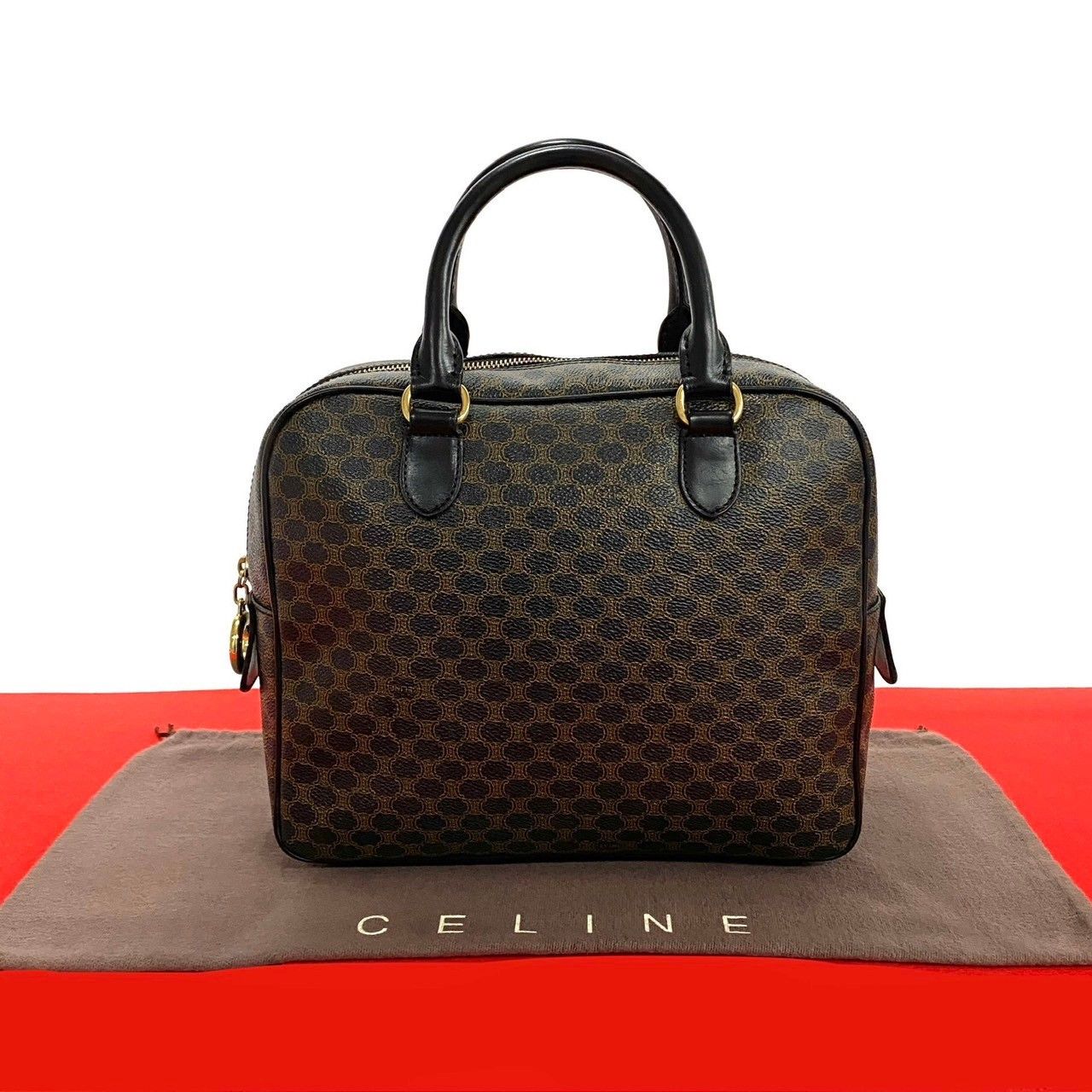Celine Celine Celine Macadam Blazon Trionphe Leather Handbag Leather Handbag Size ONE SIZE - 1 Thumbnail