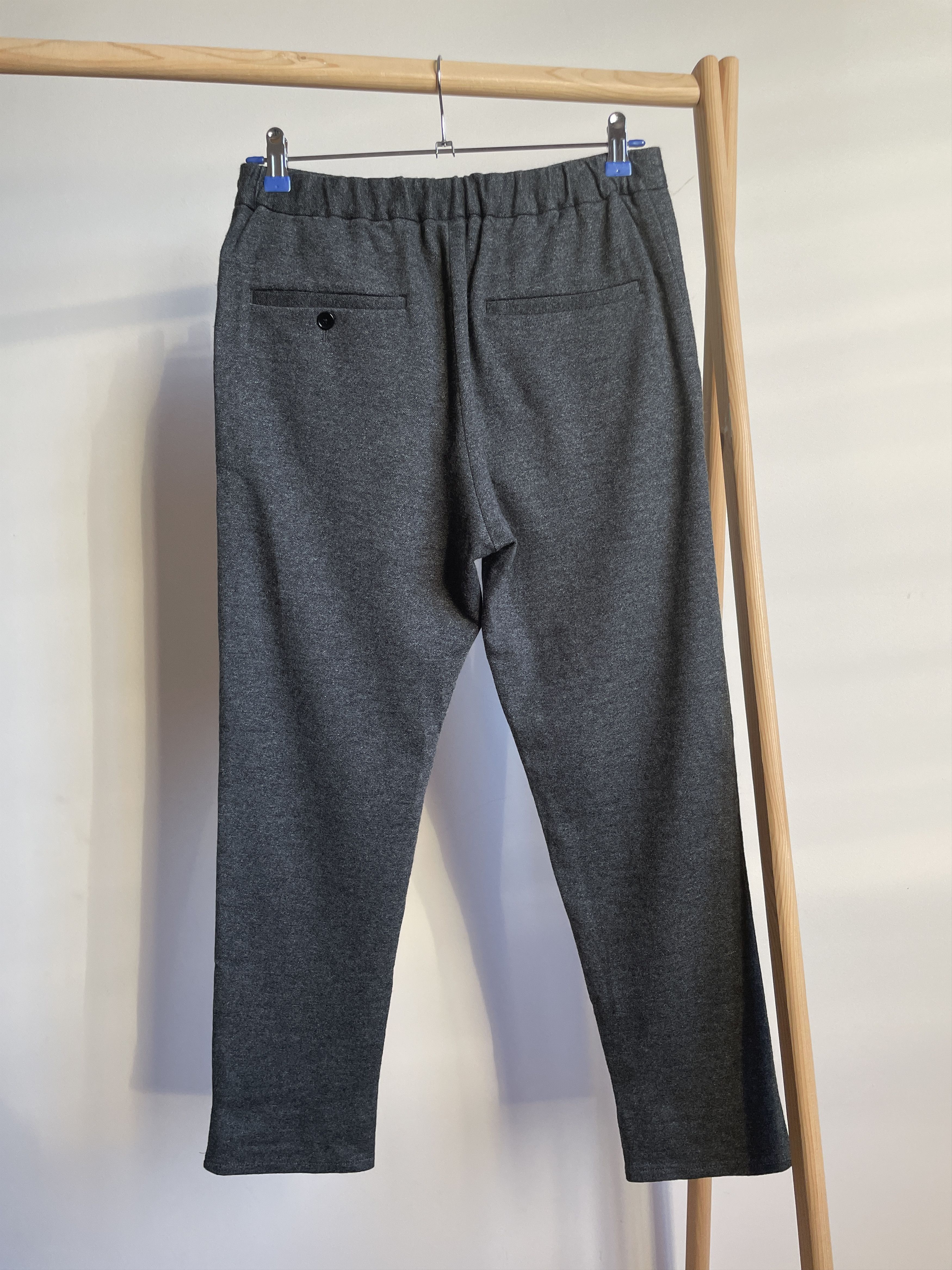 Japanese Brand Journal Standard Drawstring Slim Cropped Wool Pants Size S Size US 28 / EU 44 - 2 Thumbnail