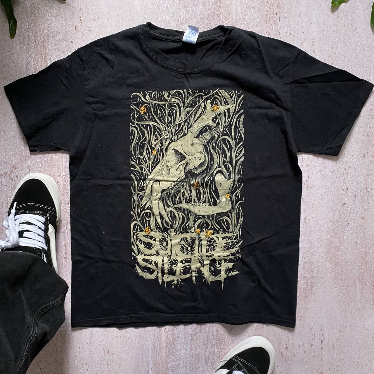Band Tees VINTAGE RARE SUICIDE SILENCE METAL BAND FADED T SHIRT 30 Size US L / EU 52-54 / 3 - 3 Thumbnail