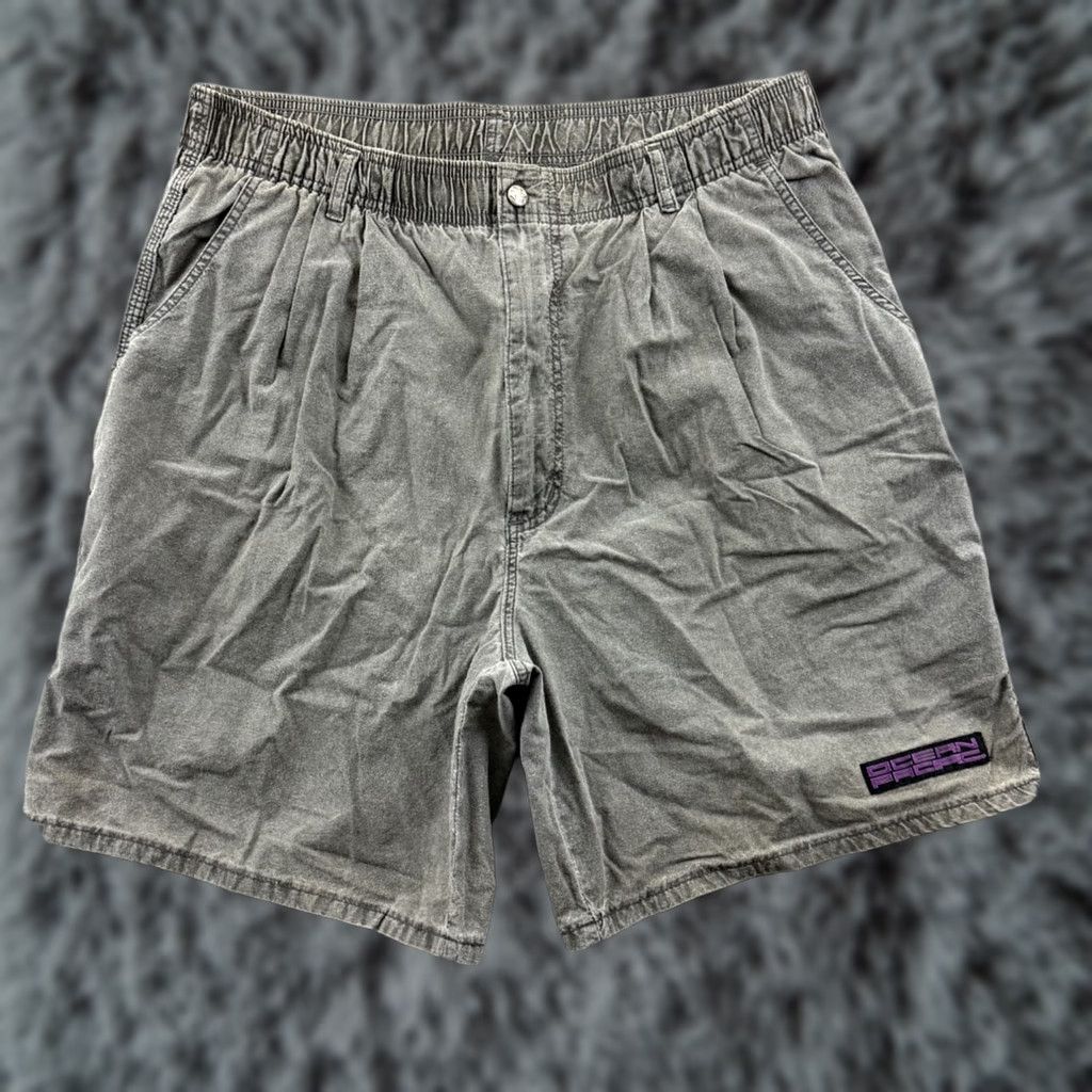 Ocean Pacific Vintage Ocean Pacific Short Mens 34 Gray 80s Elastic Waist Twill Khaki Surf USA Short Size US 34 / EU 50 - 1 Thumbnail
